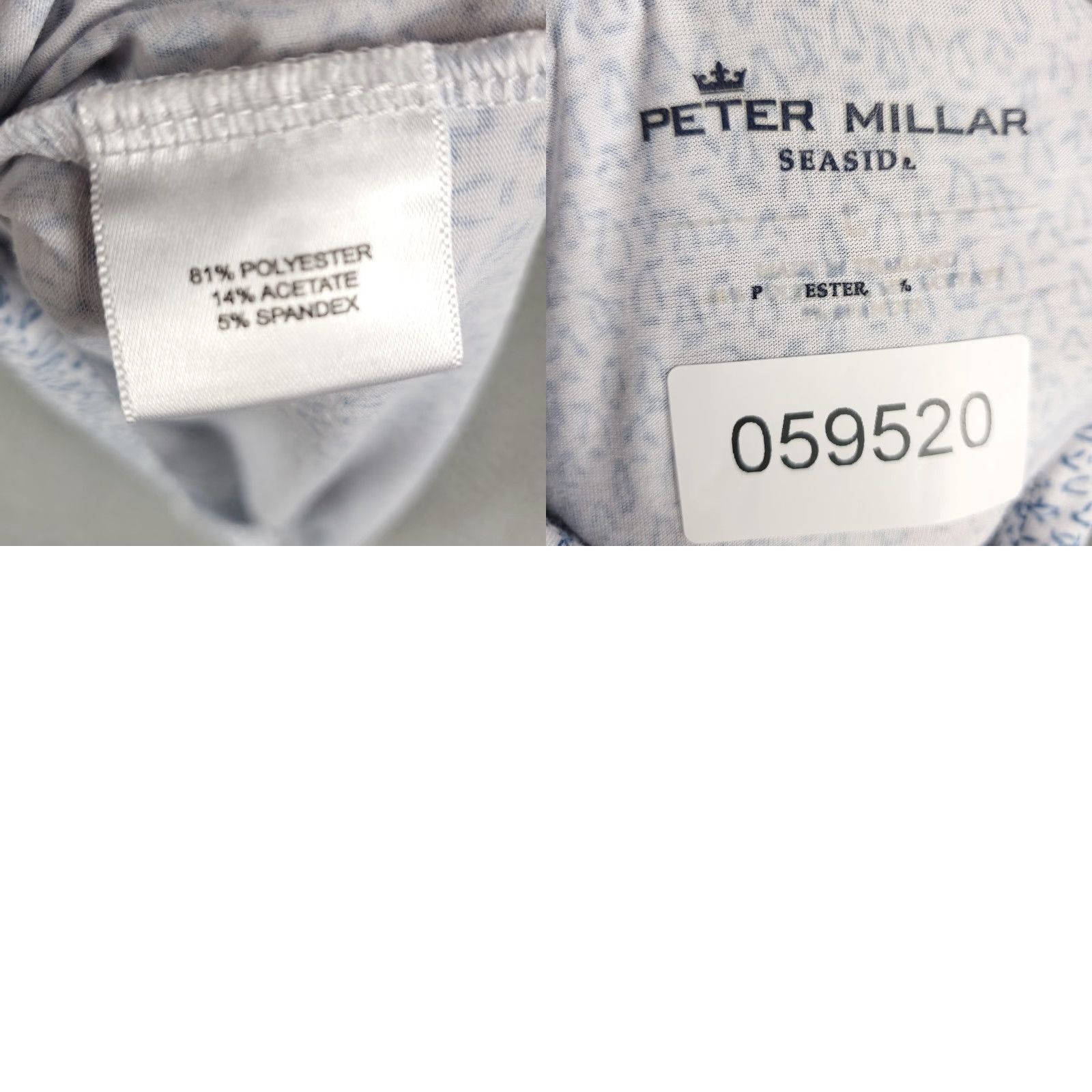 Peter Millar Peter Millar Polo Shirt Mens Large Blue Paisley Seaside Golf Short Sleeve Polo Shirt Mens Large Blue Paisley Size US L / EU 52-54 / 3 - 8 Thumbnail