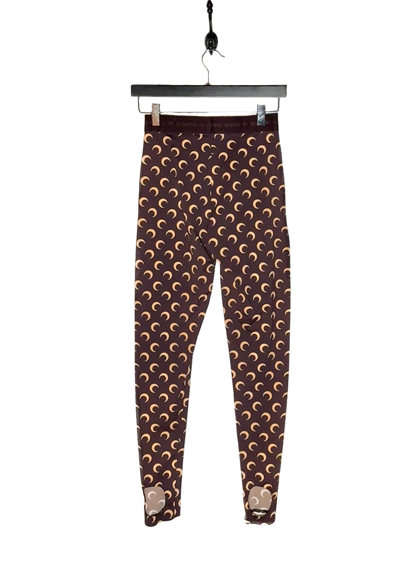 Marine Serre Marine Serre Borderline Brown Moon Crescent Leggings Size 26" / US 2 / IT 38 - 5 Thumbnail
