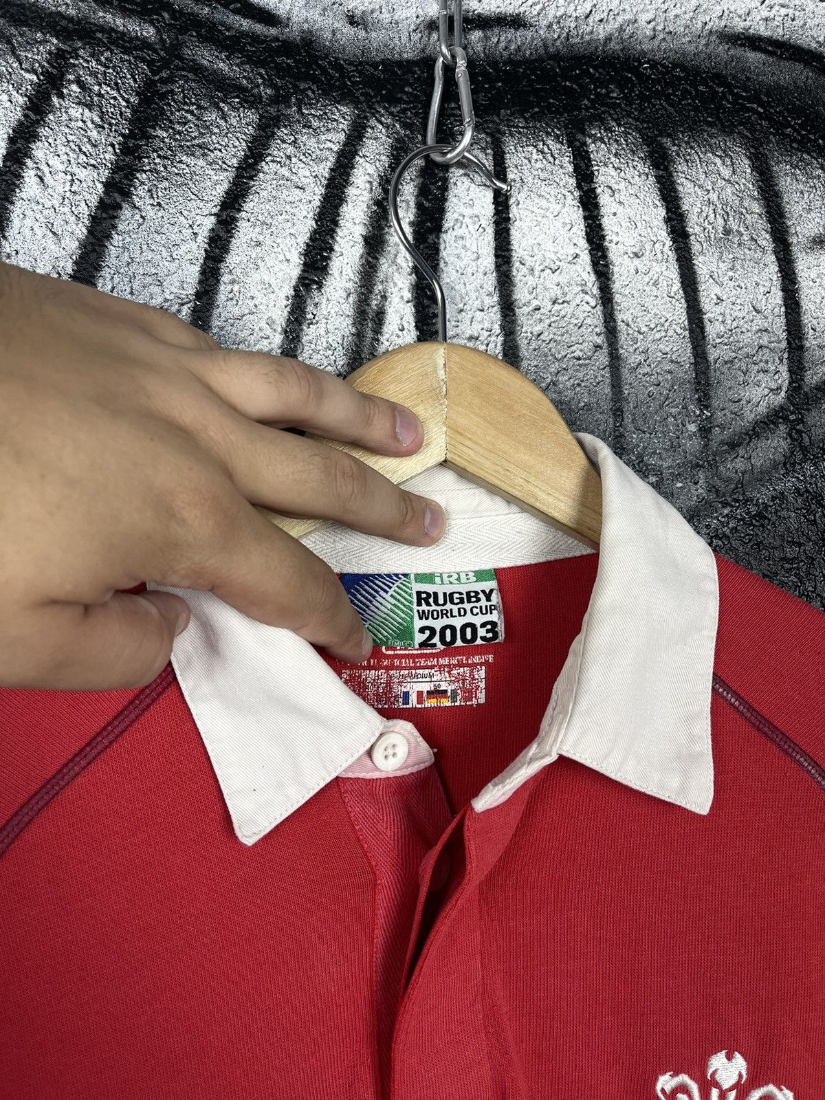 Reebok Y2K Wales Reebok Rugby Jersey Shirt World Cup 2003 WRU Size US M / EU 48-50 / 2 - 8 Thumbnail