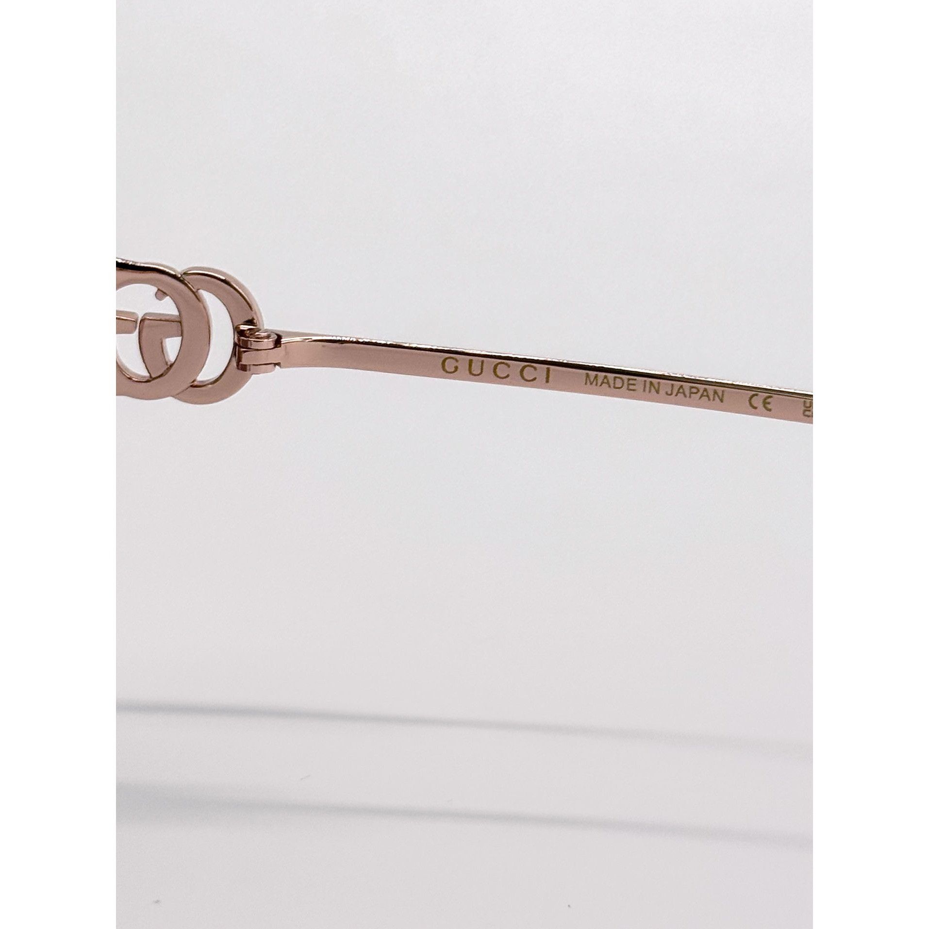 Gucci NEW GUCCI SUNGLASSES GG1566S 003 WHITE/GOLD WOMEN Size ONE SIZE - 9 Thumbnail