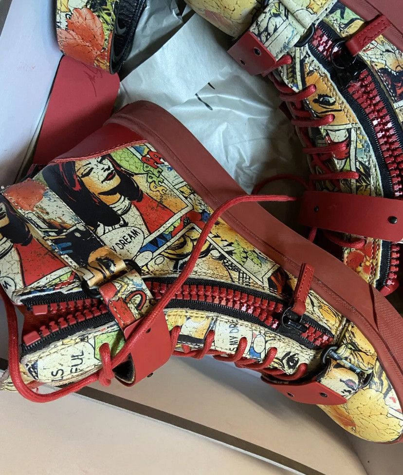 Giuseppe Zanotti Giuseppe Zanotti Sneakers With Matching Belt Size 42 US 9 Size US 9 / EU 42 - 2 Thumbnail