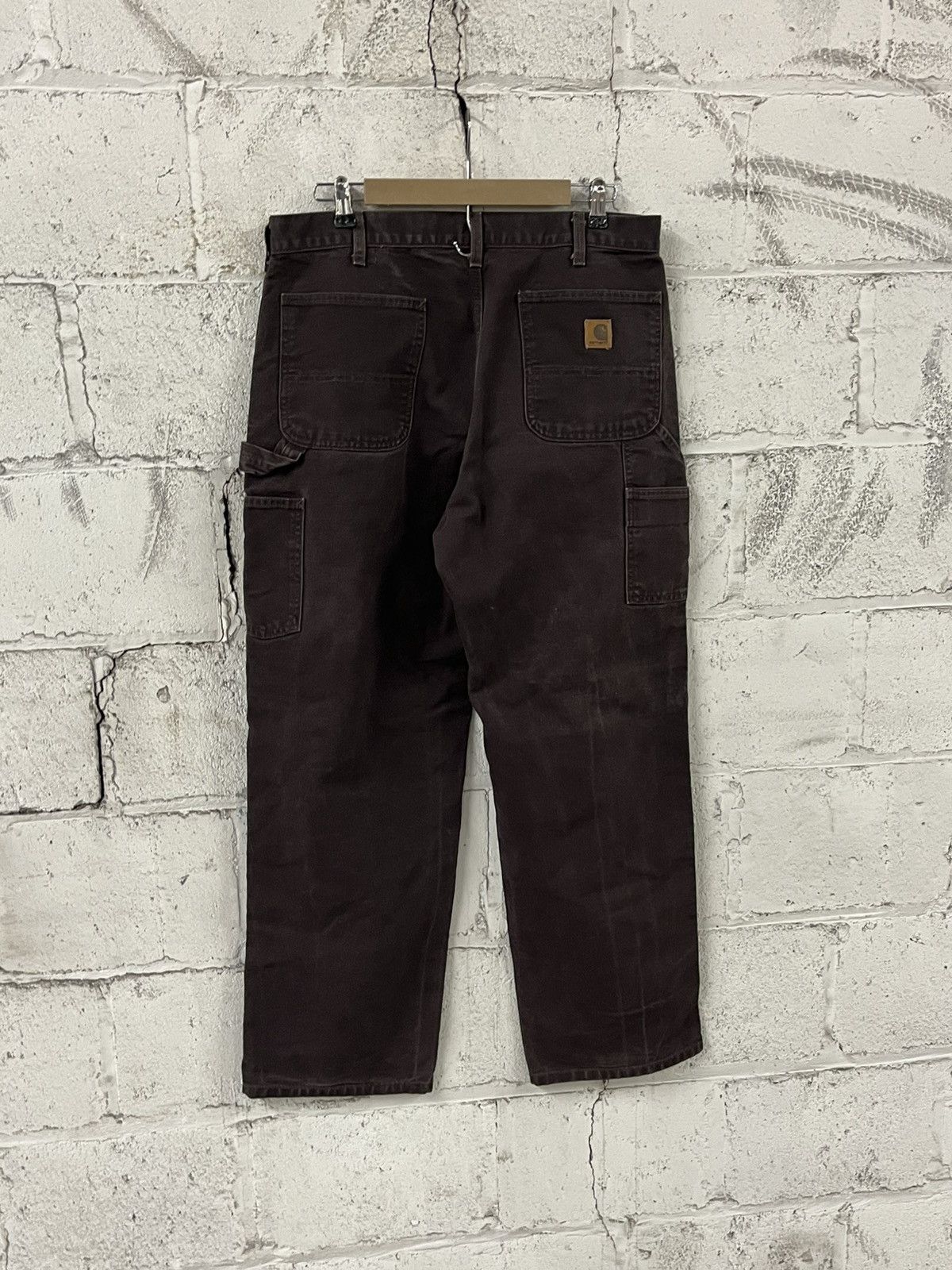 Carhartt Carhartt carpanter pants mocha brown baggy skater streetwear Size US 34 / EU 50 - 2 Thumbnail