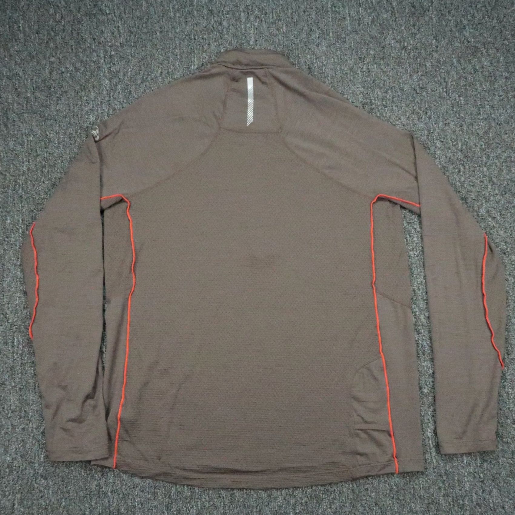 Icebreaker Icebreaker Pullover Mens Large Brown GT Merino Wool Quarter Zip Performance Hoodie Size US L / EU 52-54 / 3 - 7 Thumbnail