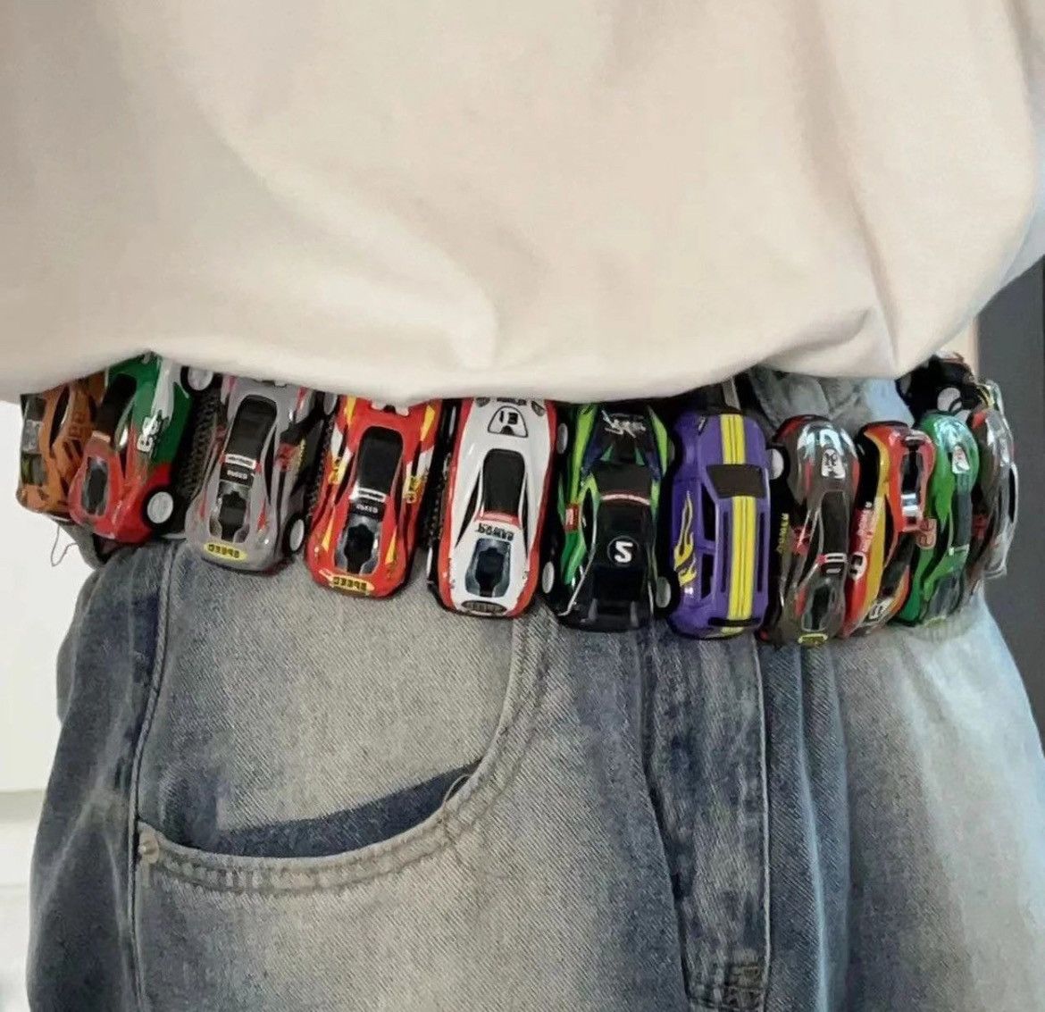 Vintage Creative Y2K Streetwear Unisex New Racing Car Belt Size ONE SIZE - 1 Thumbnail
