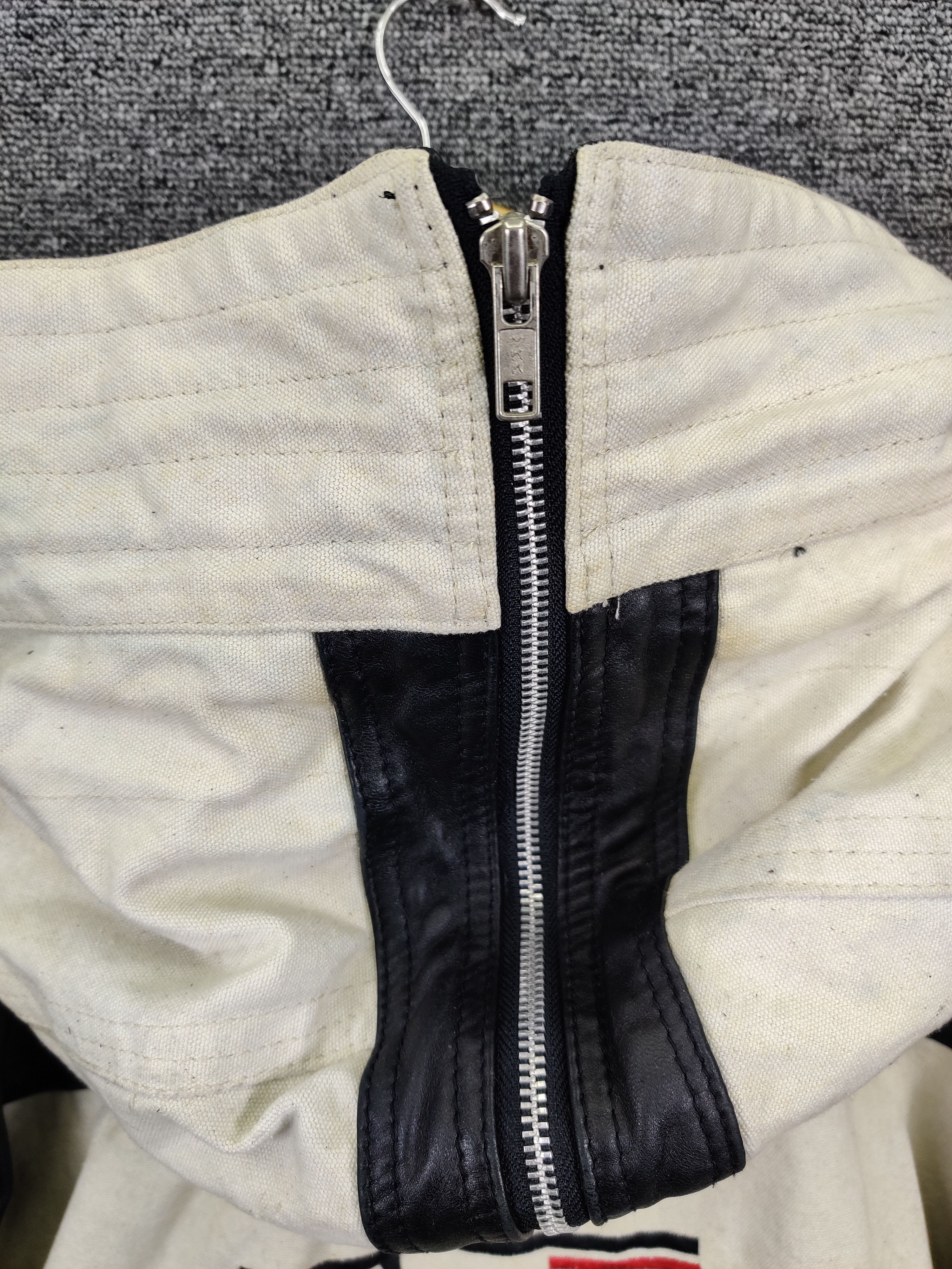 Designer Vintage Via Nuova Pelle Tactical Leather Jacket Size US XL / EU 56 / 4 - 9 Thumbnail