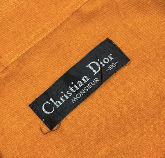 Christian Dior Monsieur × Dior Christian Dior Monsieur Long Sleeve Shirt Orange Size US L / EU 52-54 / 3 - 3 Thumbnail