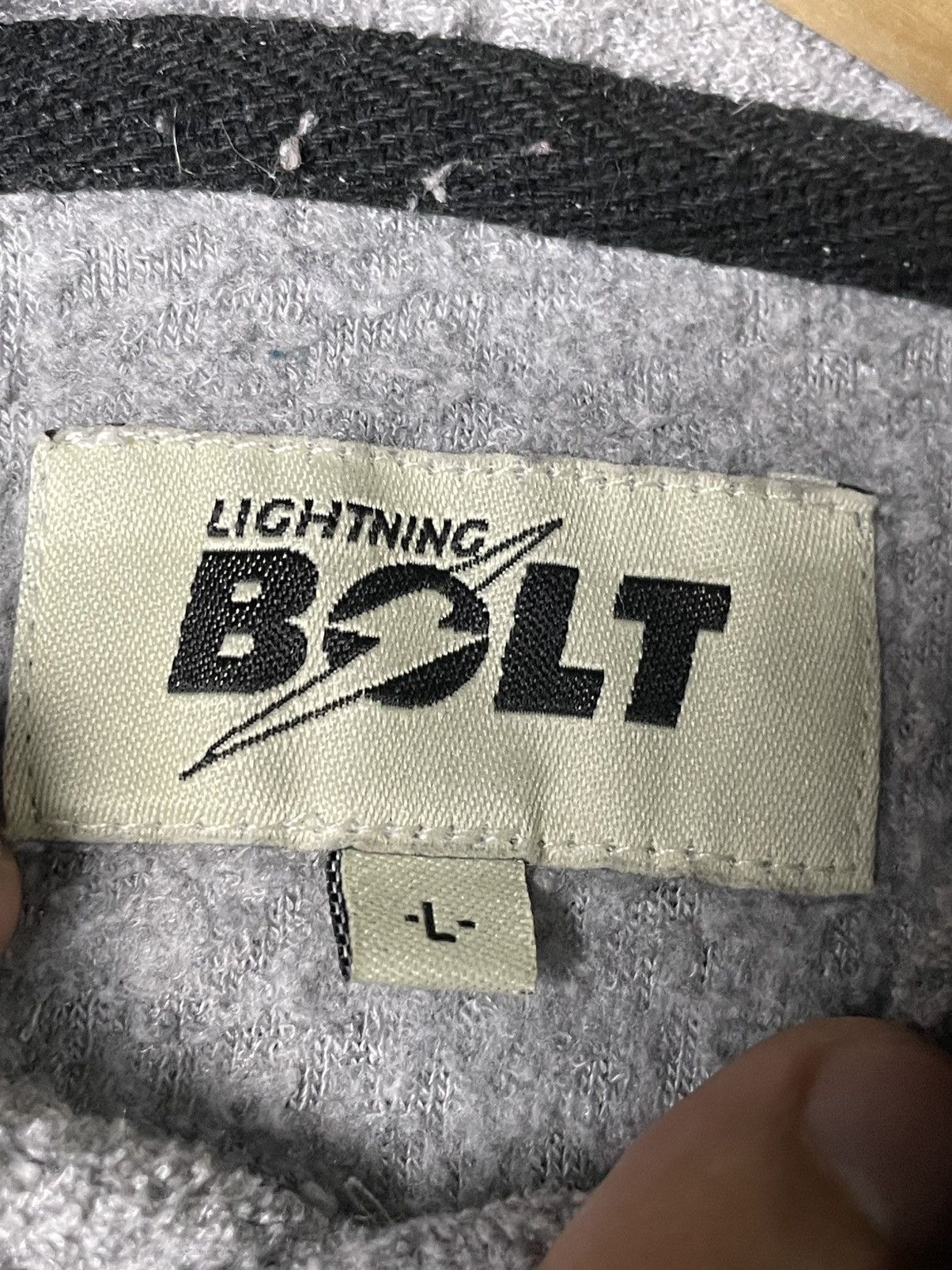 Japanese Brand × Lightning Bolt × Vintage LIGHTNING BOLT Pullover Hoodies (85) Size US L / EU 52-54 / 3 - 7 Thumbnail
