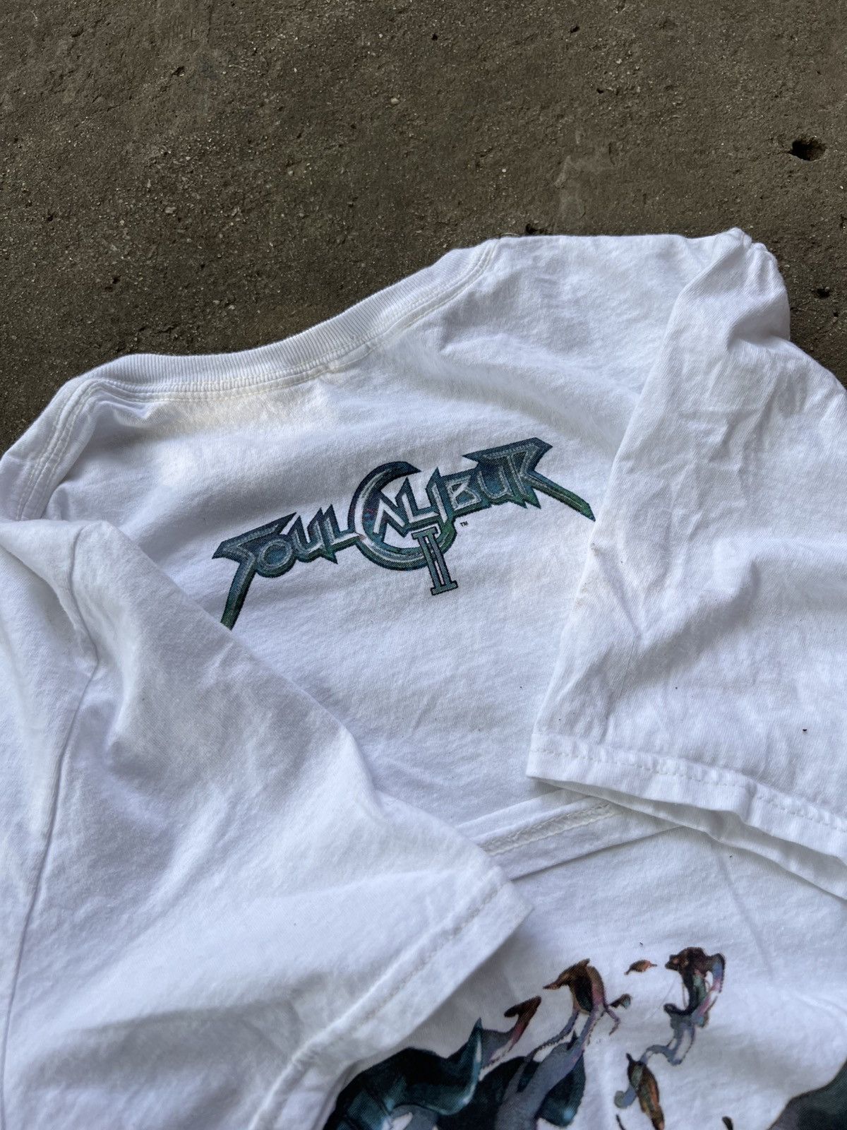 Band Tees VINTAGE SOUL CALIBUR 2 VIDEO GAME NIGHTMARE PLAYSTATION SZ M Size US M / EU 48-50 / 2 - 7 Thumbnail