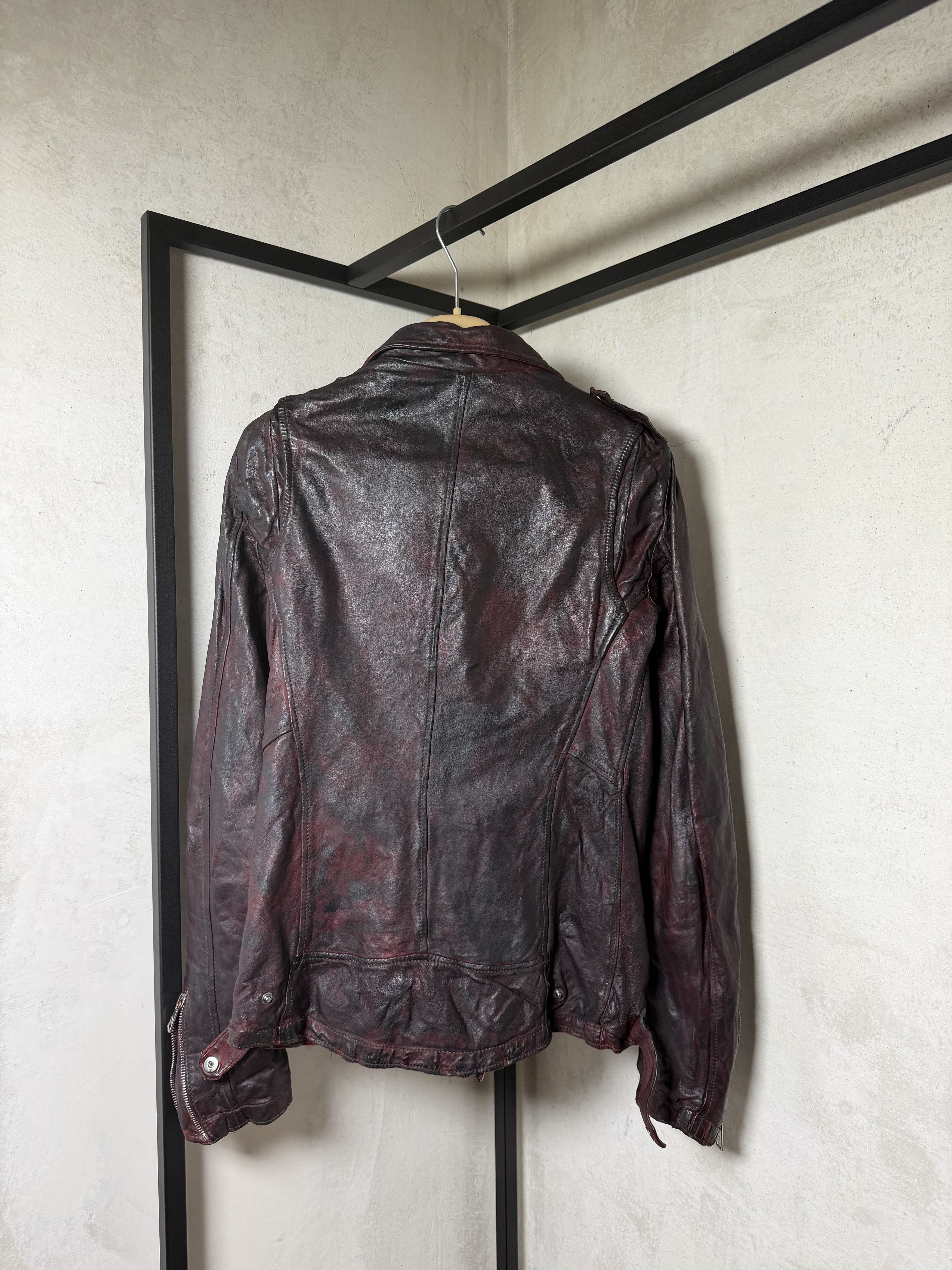 Giorgio Brato Giorgio Brato Sheep Skin Leather Biker Jacket Size M / US 6-8 / IT 42-44 - 6 Thumbnail