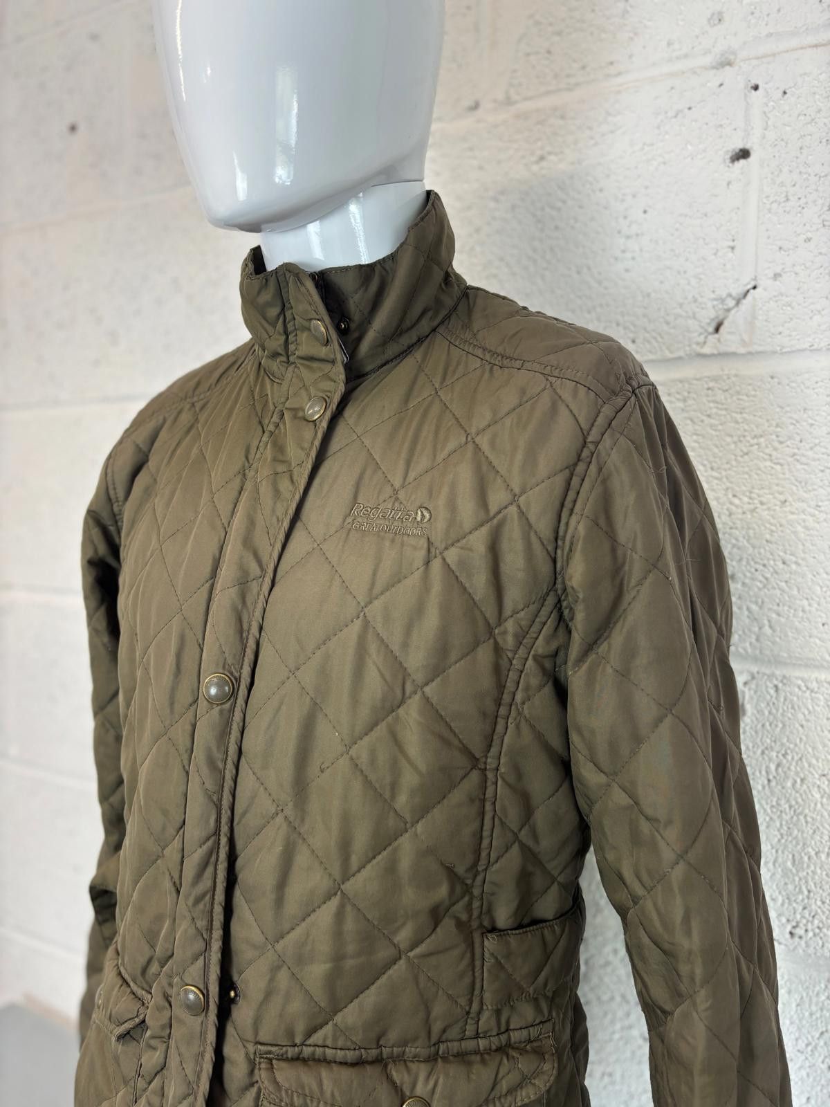 Designer Regatta Brown Quilted Jacket for Outdoors Womens Size 14 Size L / US 10 / IT 46 - 2 Thumbnail