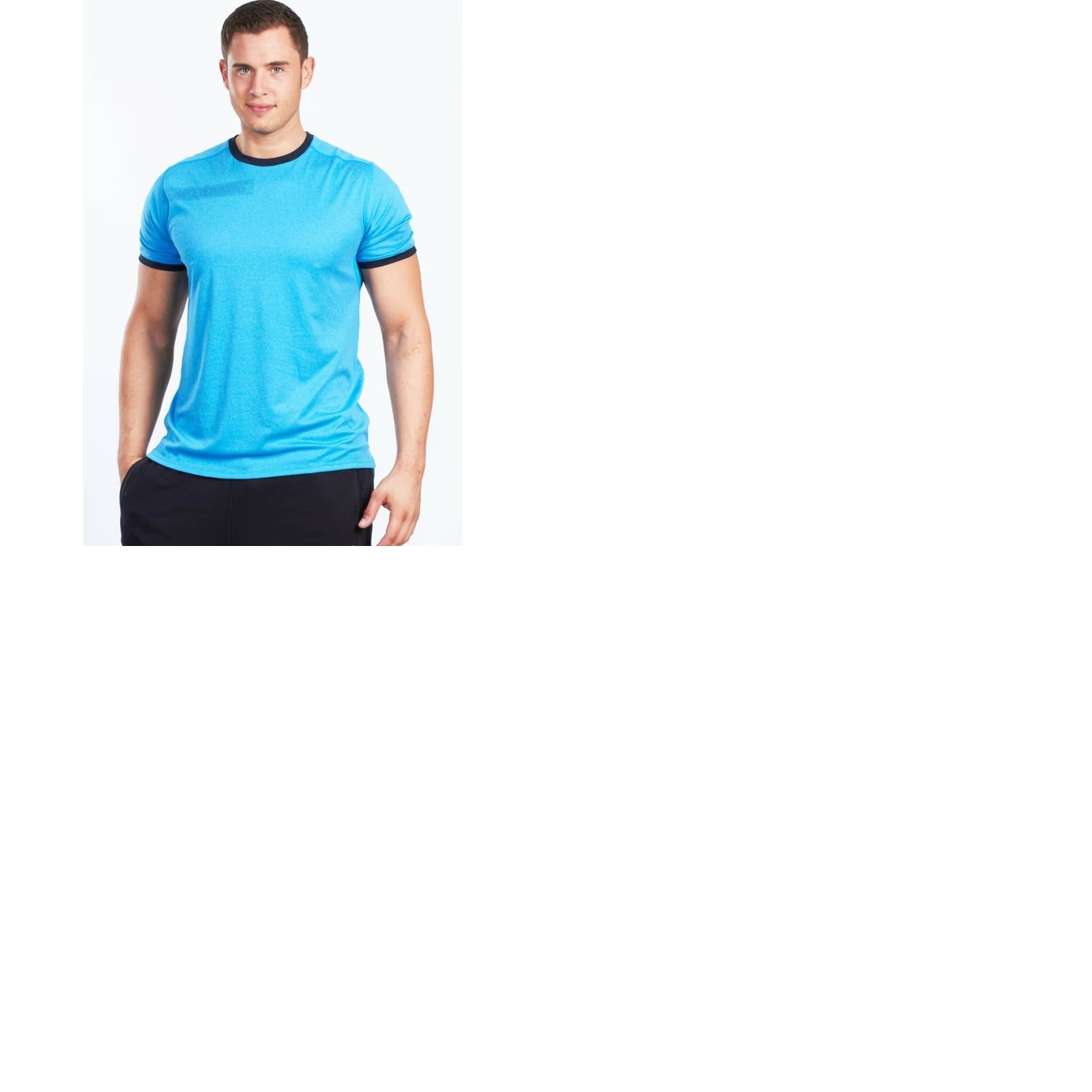 Nike Nike Training Shirt Mens M Blue T-Shirt Jersey Short Sleeve Running 66cm 52cm Size M Size US M / EU 48-50 / 2 - 9 Thumbnail
