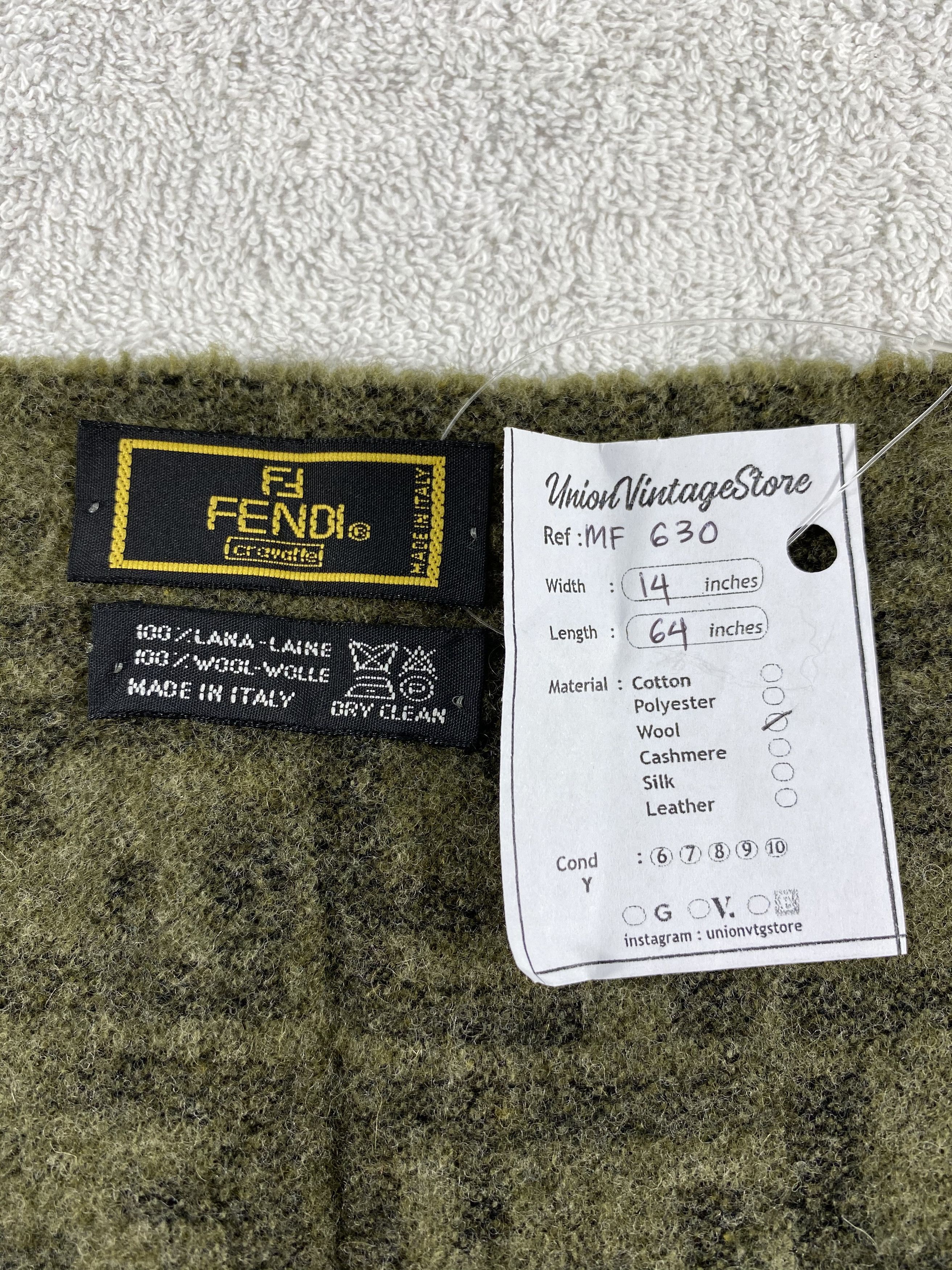 Fendi Vintage Fendi Scarf/Muffler/Neckwear MF630 Size ONE SIZE - 5 Thumbnail