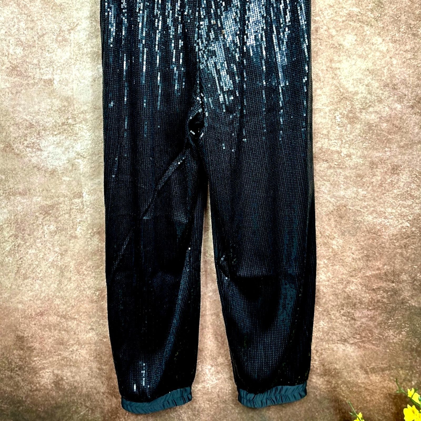 Other Shavonne Dorsey Sequin Jogger Black M Size 29" - 12 Thumbnail