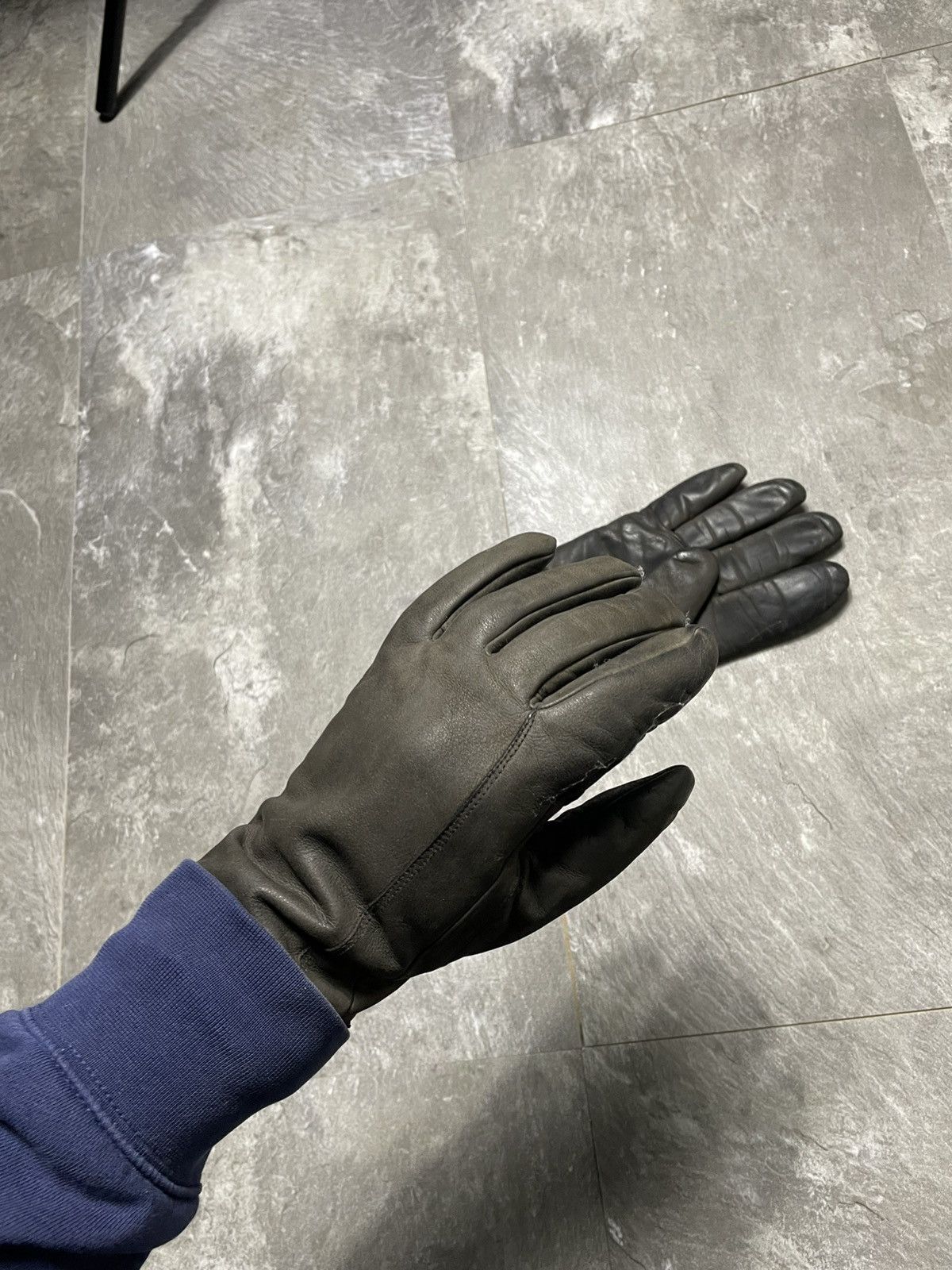 Polo Ralph Lauren Polo Ralph Lauren Vintage 90s Leather Gloves Rare Size ONE SIZE - 1 Thumbnail