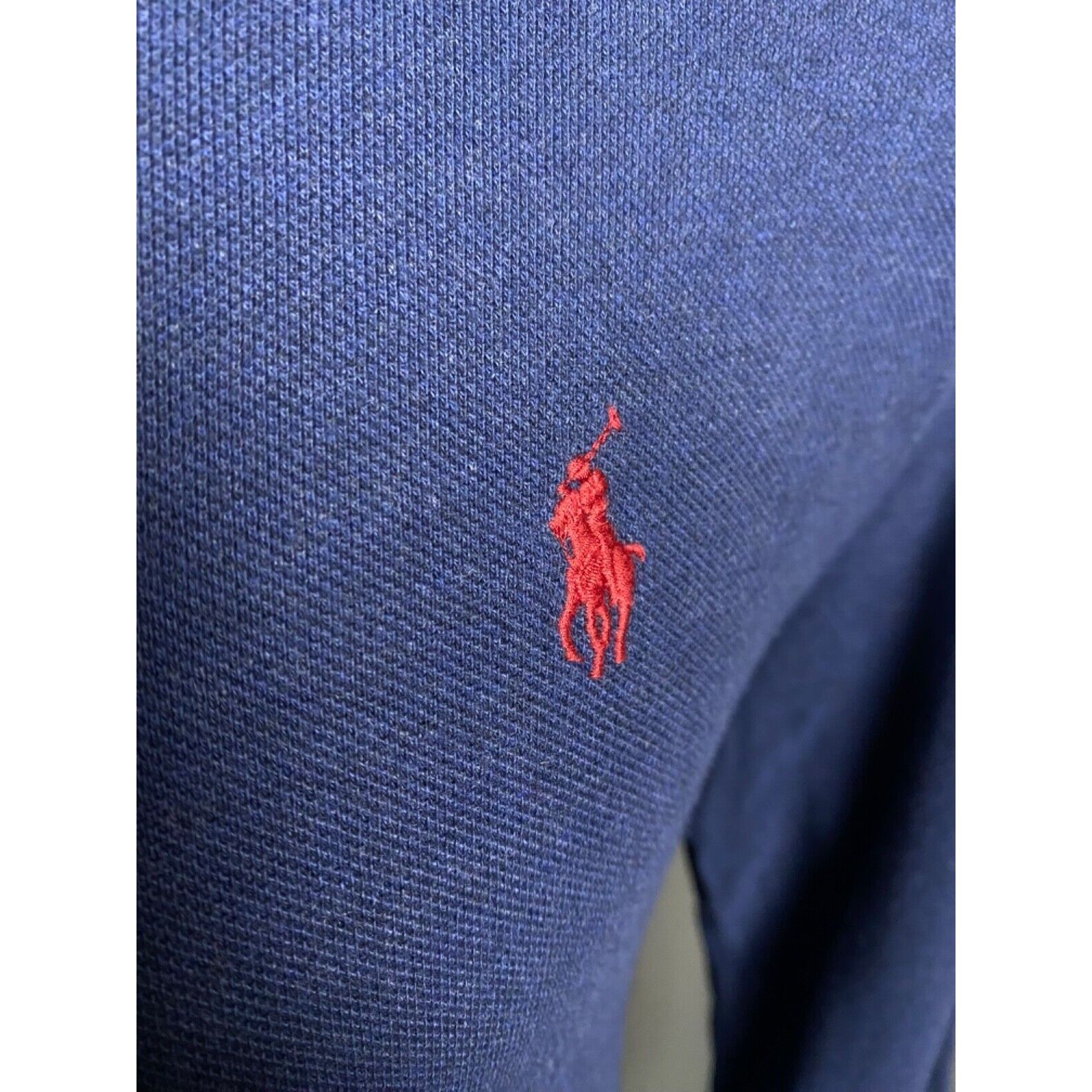 Polo Ralph Lauren Polo Ralph Lauren Men's Blue Collared Polo Longsleeve Sweate Size US XL / EU 56 / 4 - 8 Thumbnail