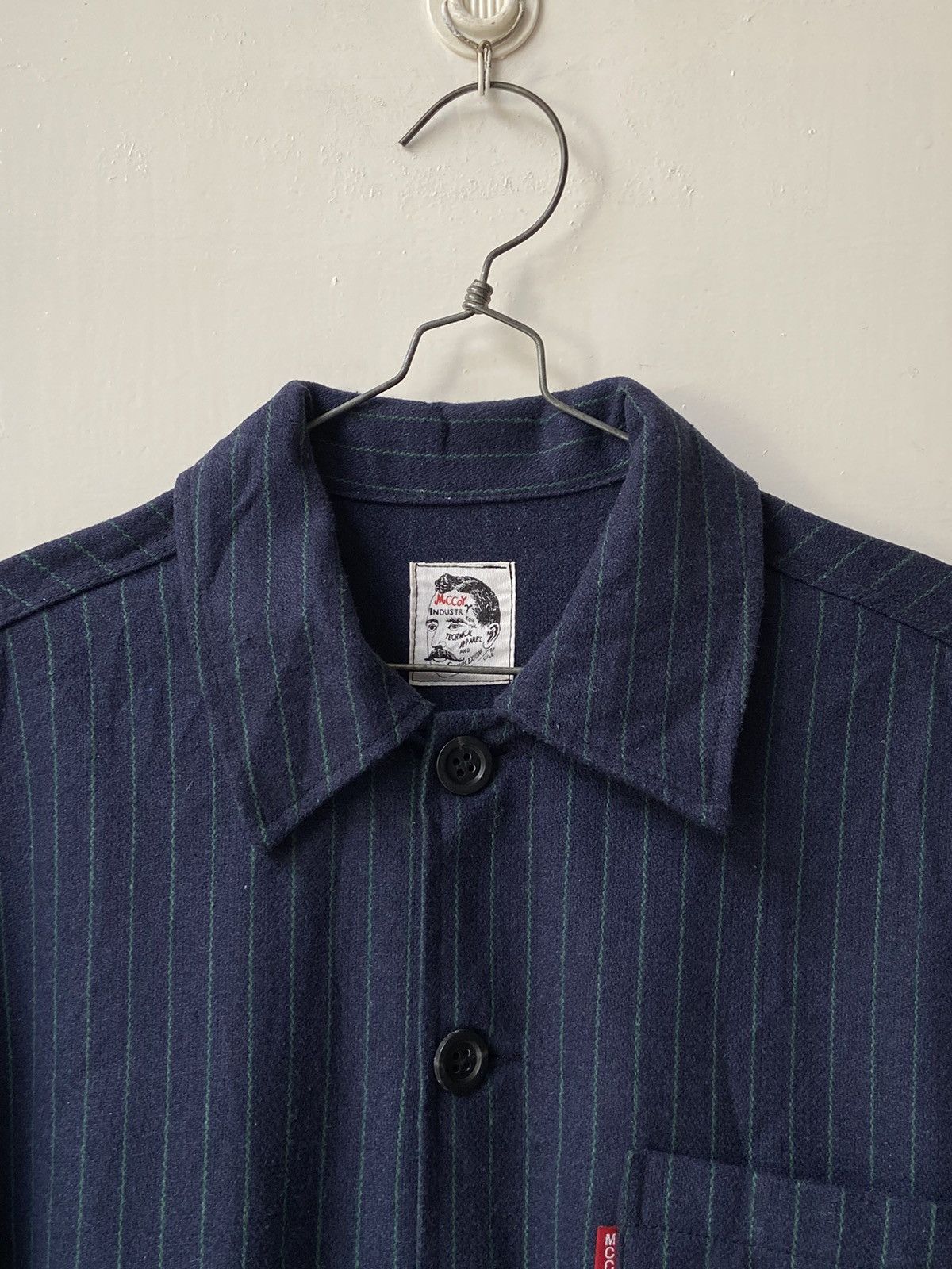 Designer MCCOY Stripped Shirt Size US XXL / EU 58 / 5 - 4 Thumbnail