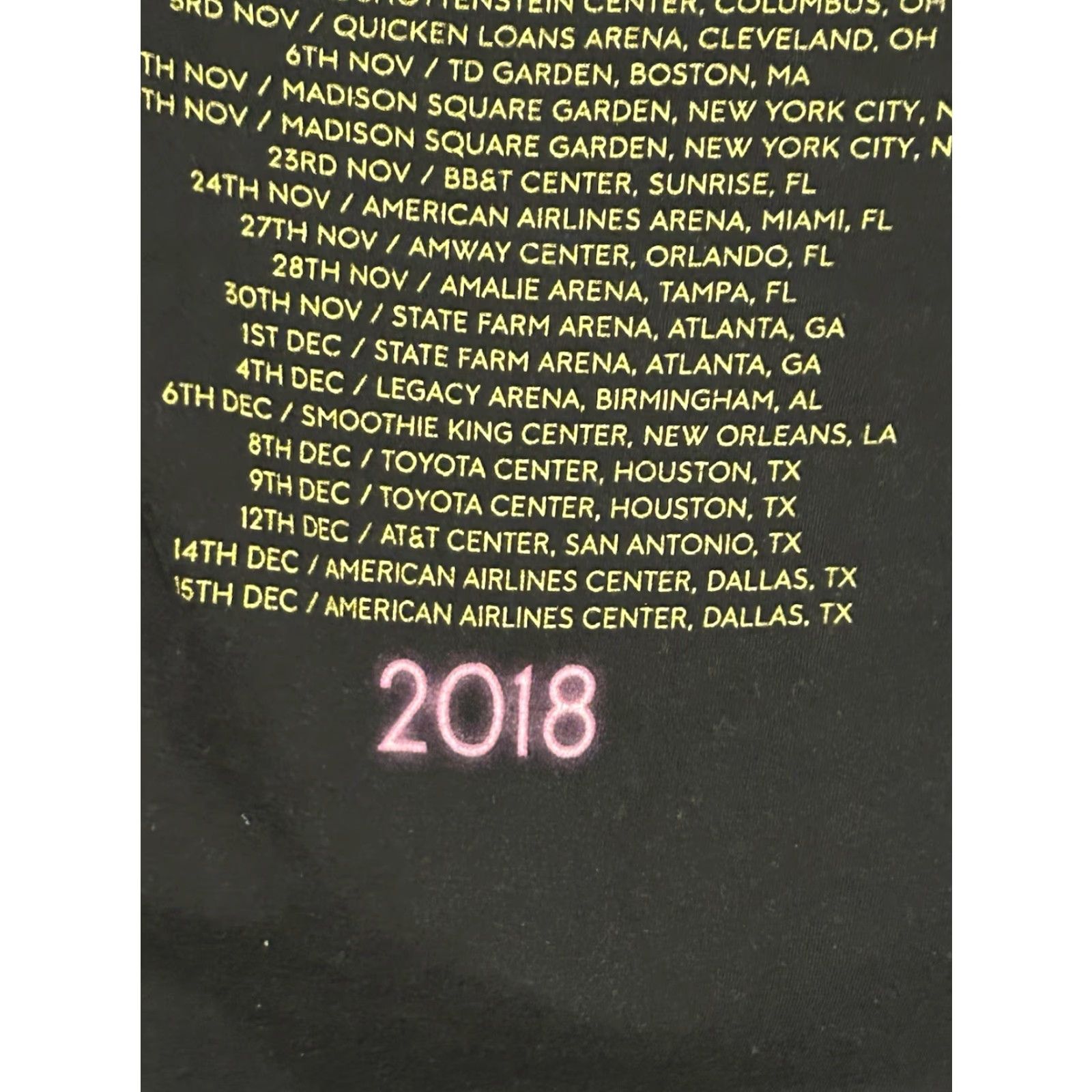 Doublet Elton John Farewell Yellow Brick Road 2018 Tour Shirt Adult Small Black Graphic Print Crew Neck Short Sleeve T-Shirt Mens Regular 2010-2019 Vintage No Size US S / EU 44-46 / 1 - 7 Thumbnail