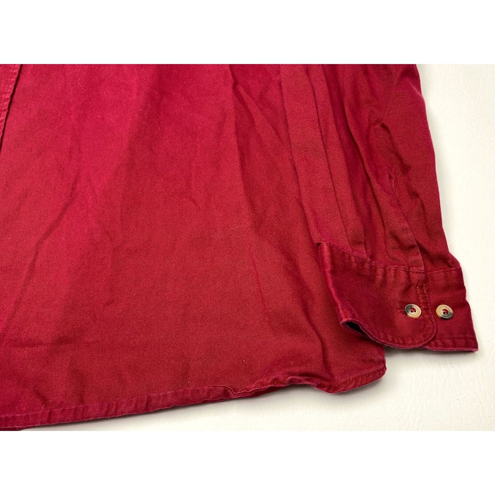 Wrangler Wrangler Shirt Mens 3XL Red Casual Long Sleeve Button-Up Cotton 7674 Size US XXL / EU 58 / 5 - 4 Thumbnail