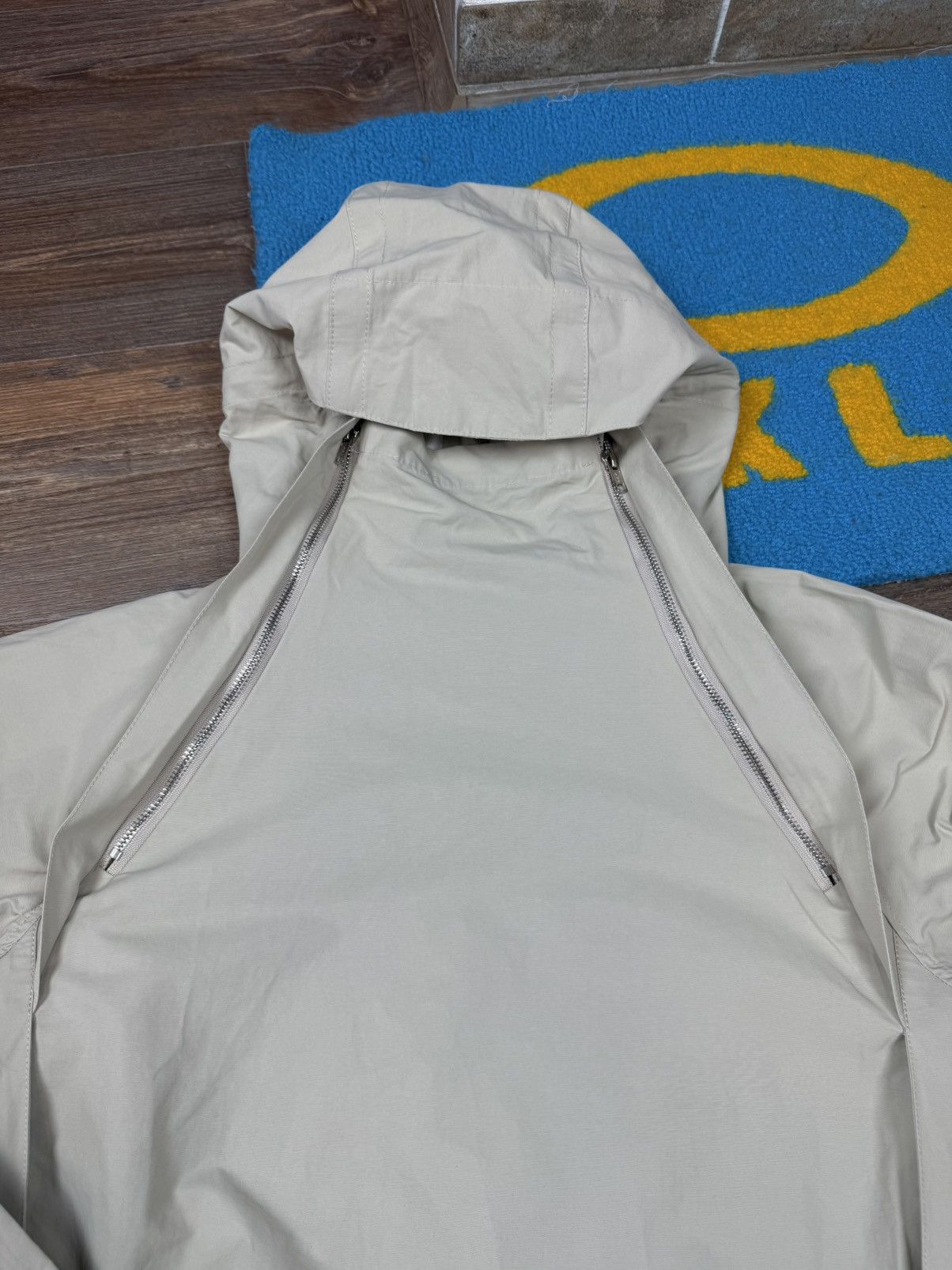 Arnar Mar Jonsson Arnar Mar Jansson Beige Zipped Anorak Jacket Size US XL / EU 56 / 4 - 9 Thumbnail