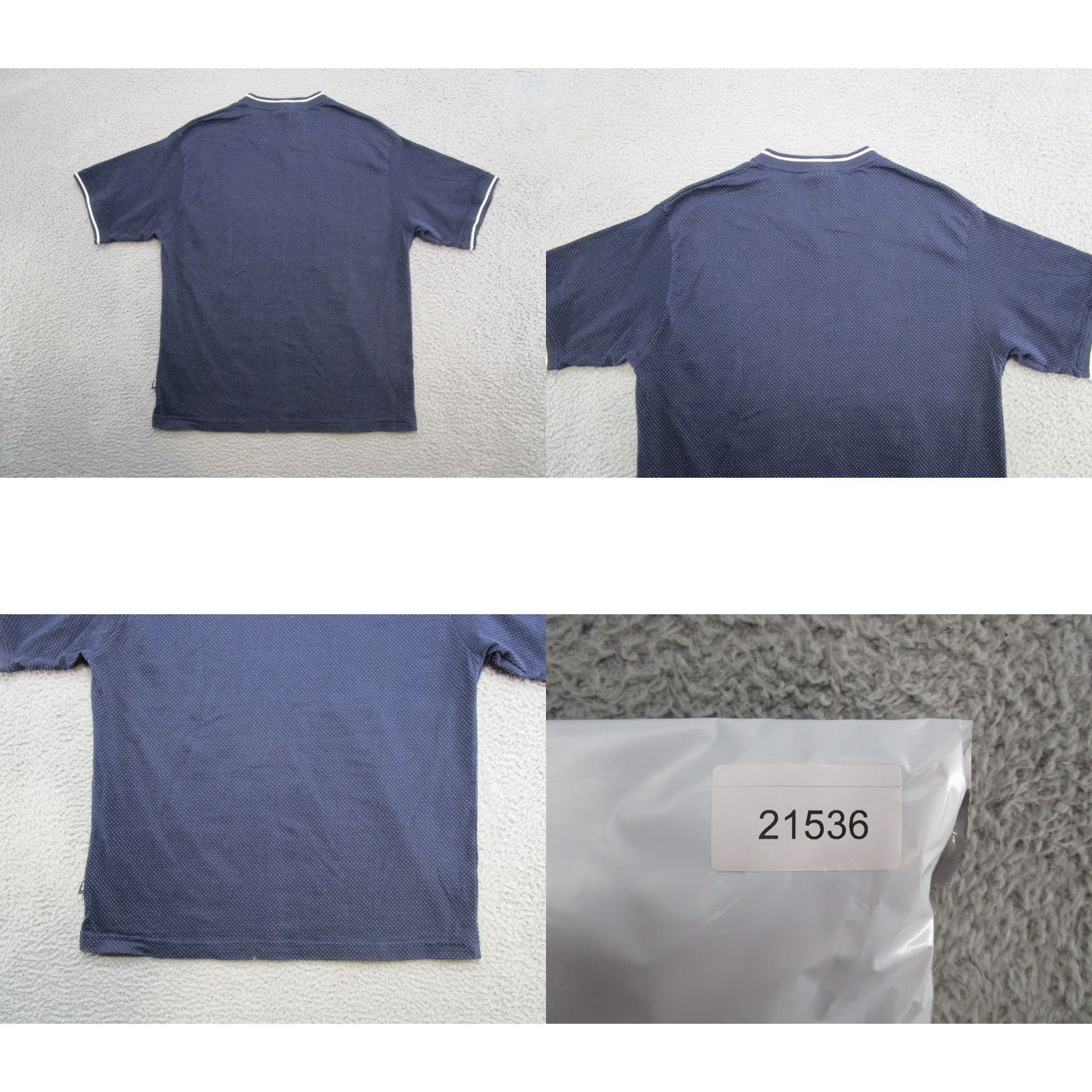 Vintage VINTAGE ODO T-Shirt Mens Navy Blue V-Neck Short Sleeve Shirt M Size Medium 90s 00s Size US M / EU 48-50 / 2 - 8 Thumbnail