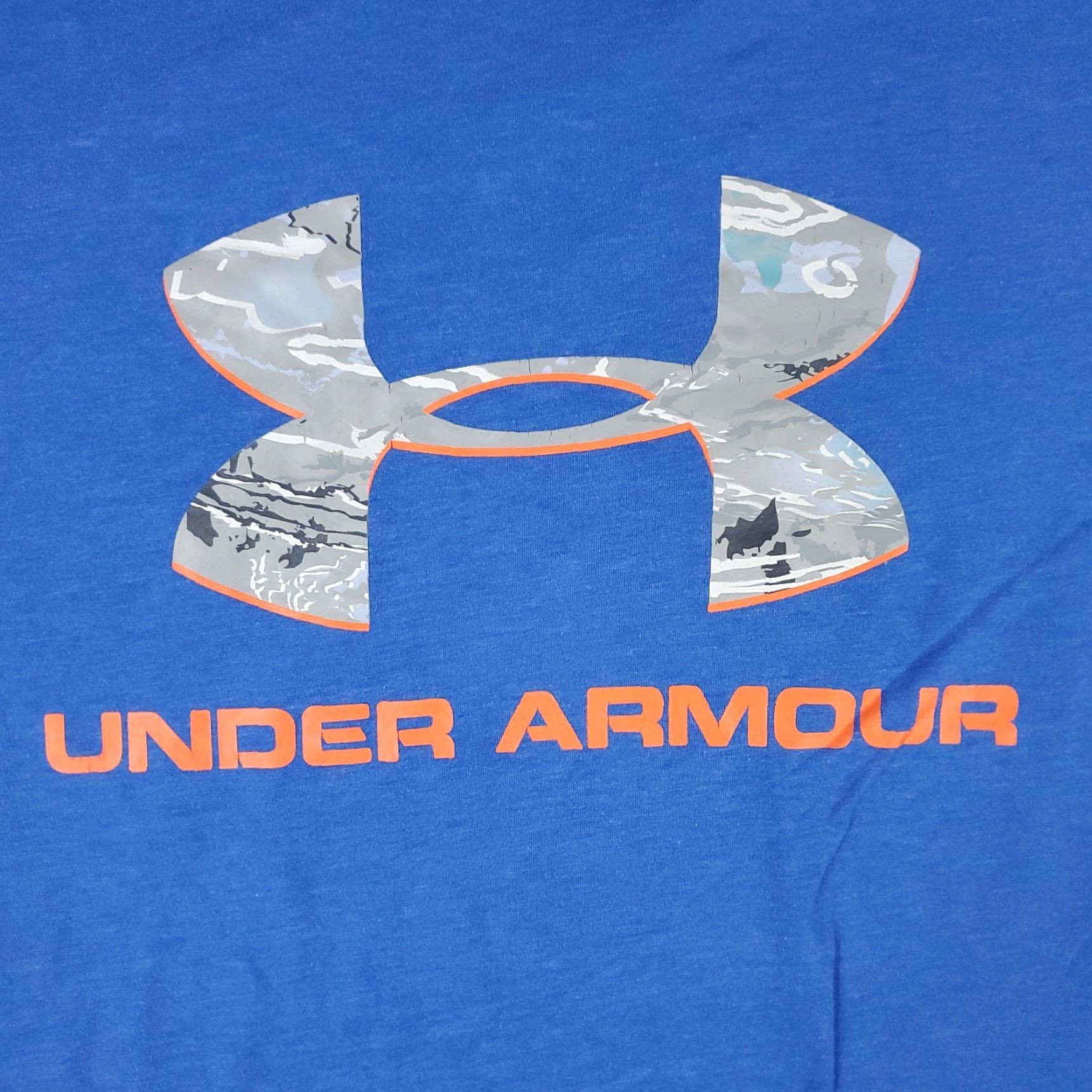 Under Armour Under Armour T Shirt Mens Large Blue Short Sleeve Crew Neck Pullover Activewear Size US L / EU 52-54 / 3 - 2 Thumbnail