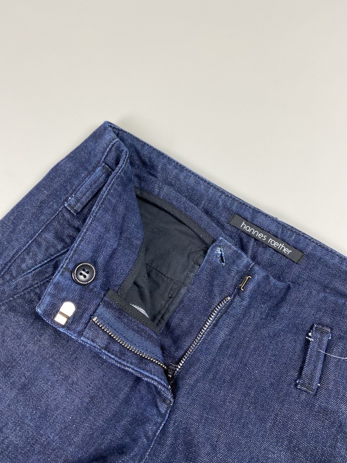 hannes roether Hannes Roether ladies Avant-garde denim jeans size S Size 25" / US 0 / IT 36 - 12 Thumbnail