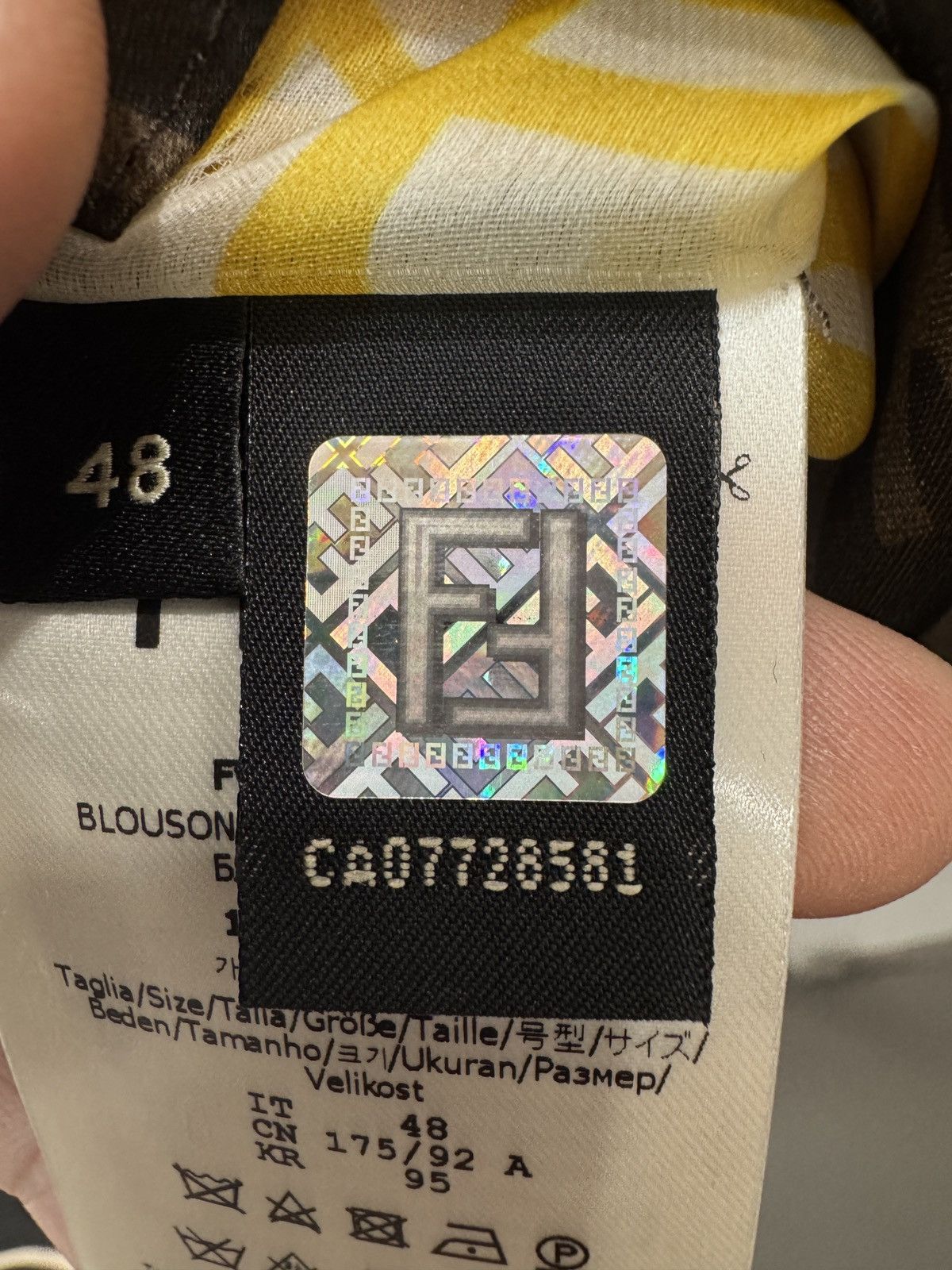 Fendi Fendi Reversible Organza FF Vertigo Jacket Size US M / EU 48-50 / 2 - 6 Thumbnail