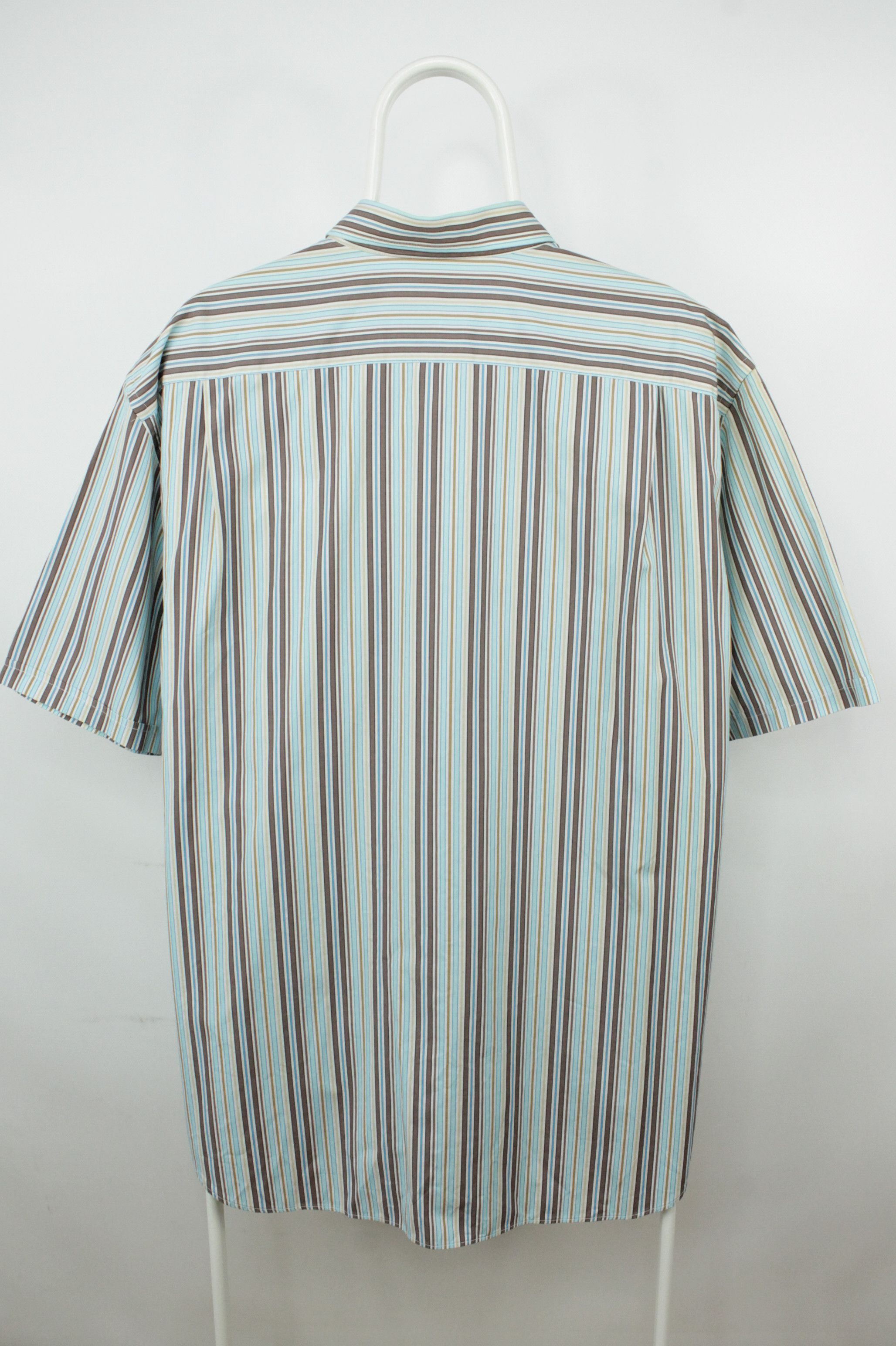 Other Two Shirts x2 Giovanni Taccaliti S/S Linen / Cotton Men's Size US XXL / EU 58 / 5 - 12 Thumbnail