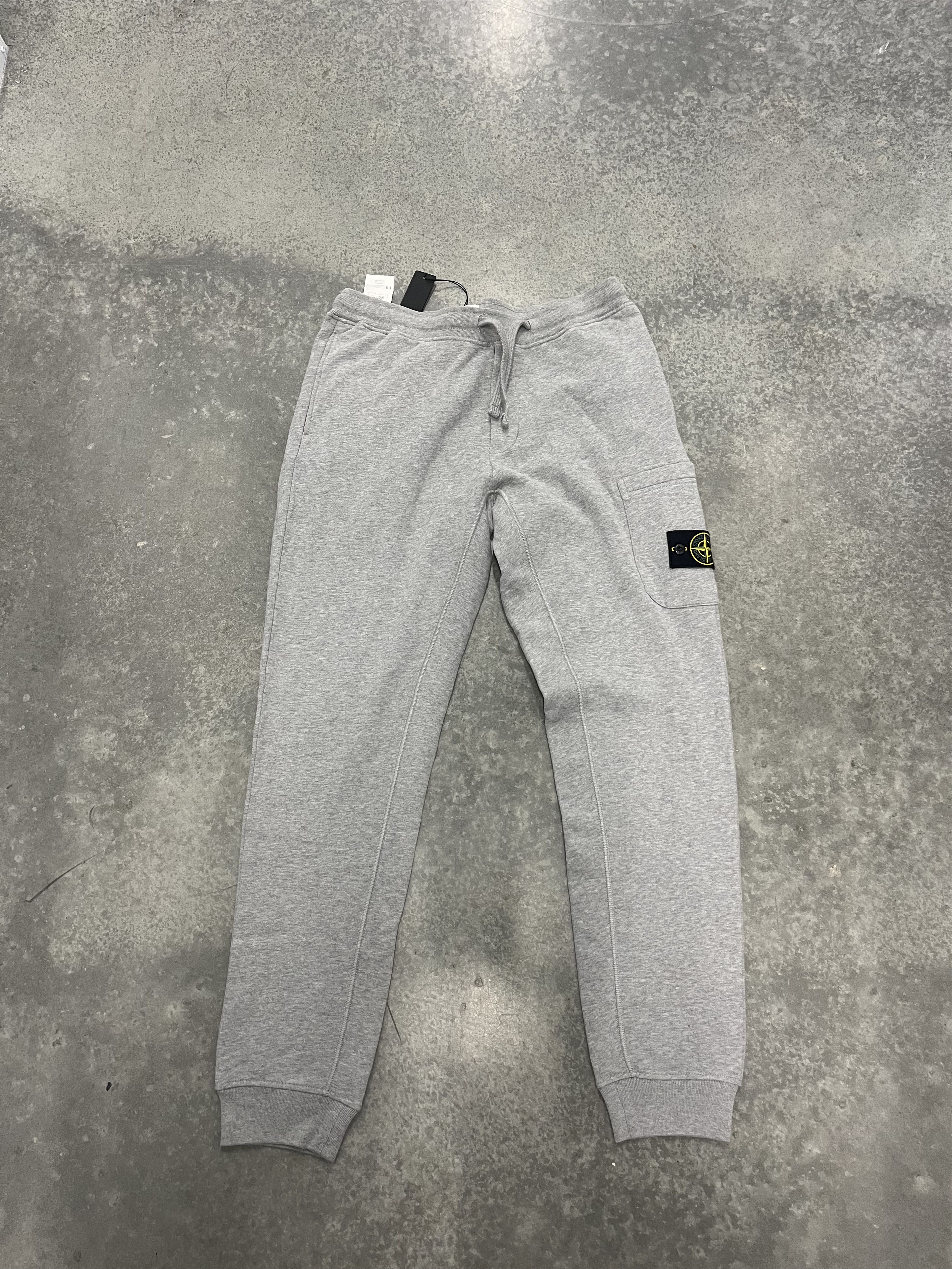 Stone Island Stone Island Logo appliqued Organic cotton jersey Sweatpants Size US 35 - 1 Thumbnail