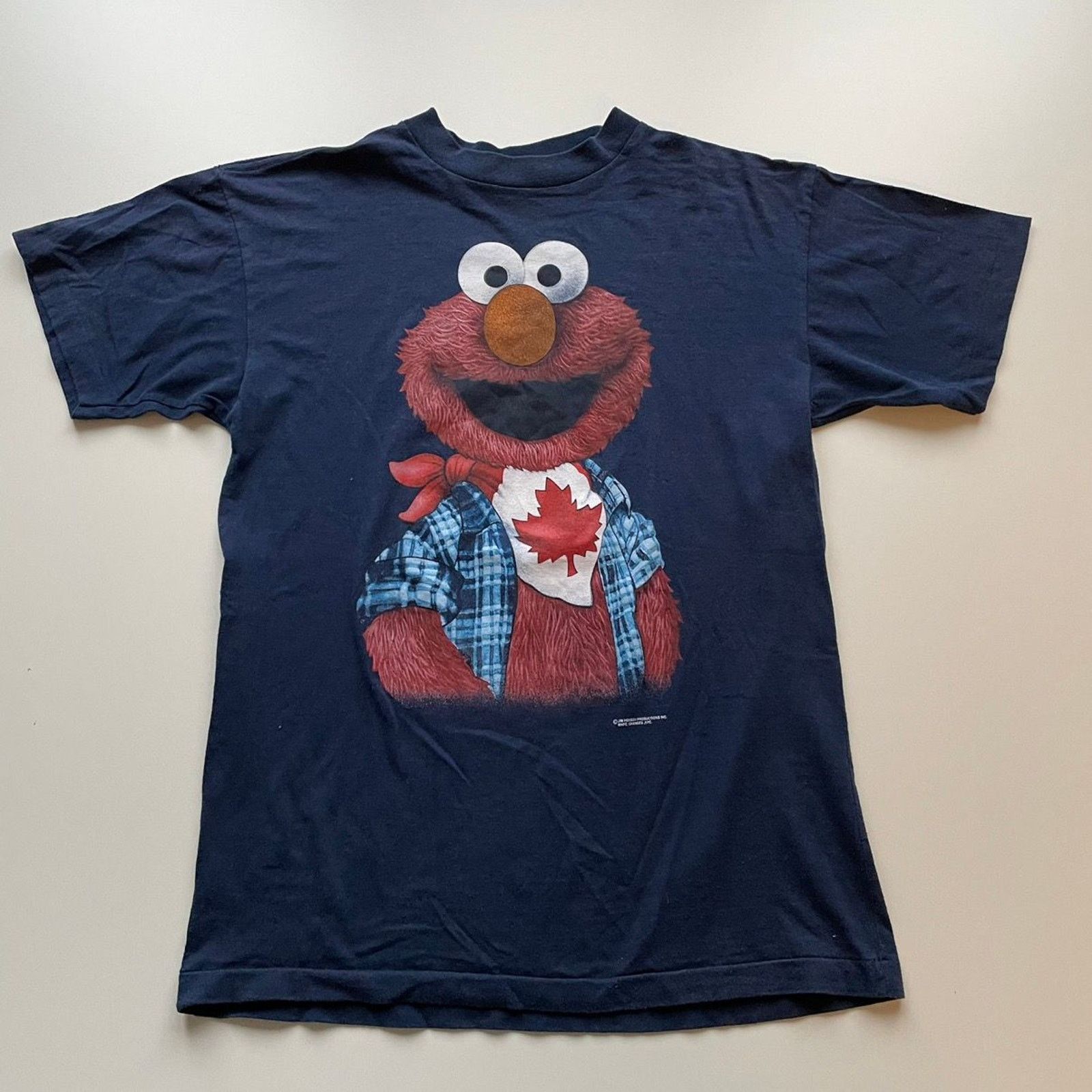Changes Vintage 90s Elmo T Shirt Sesame Street Canada Flag Medium Size US M / EU 48-50 / 2 - 1 Thumbnail