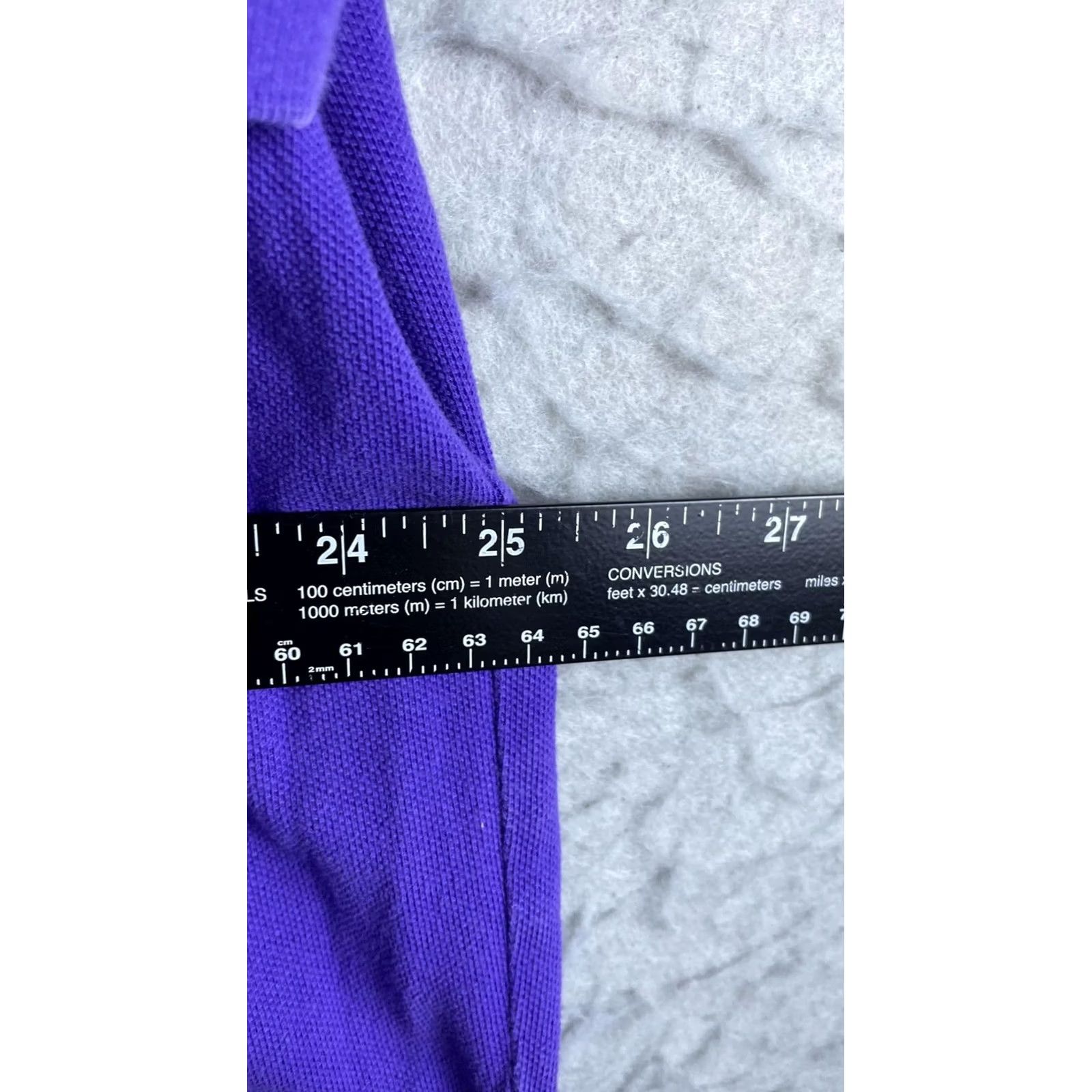 Polo Ralph Lauren Polo Ralph Lauren Polo Shirt Mens 2XL Purple Solid Pony Logo Short Sleeve Casual Shirt Regular Fit Men's Purple Polo Shirt Size US XXL / EU 58 / 5 - 4 Thumbnail