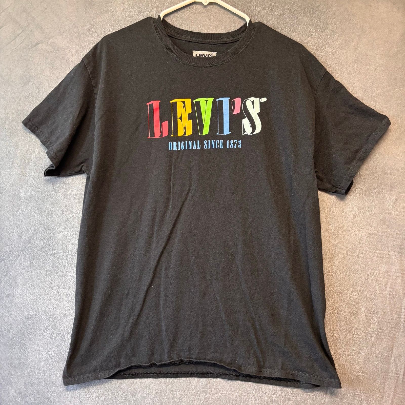 Levi's Levi's Shirt Colorful Short Sleeve Block Letters Rainbow Size US L / EU 52-54 / 3 - 1 Thumbnail