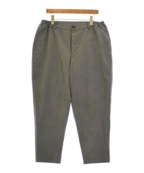 Comme des Garcons Homme Deux Cropped Pants houndstooth waist rubber zipper polyester Gray Size US 33 - 1 Thumbnail