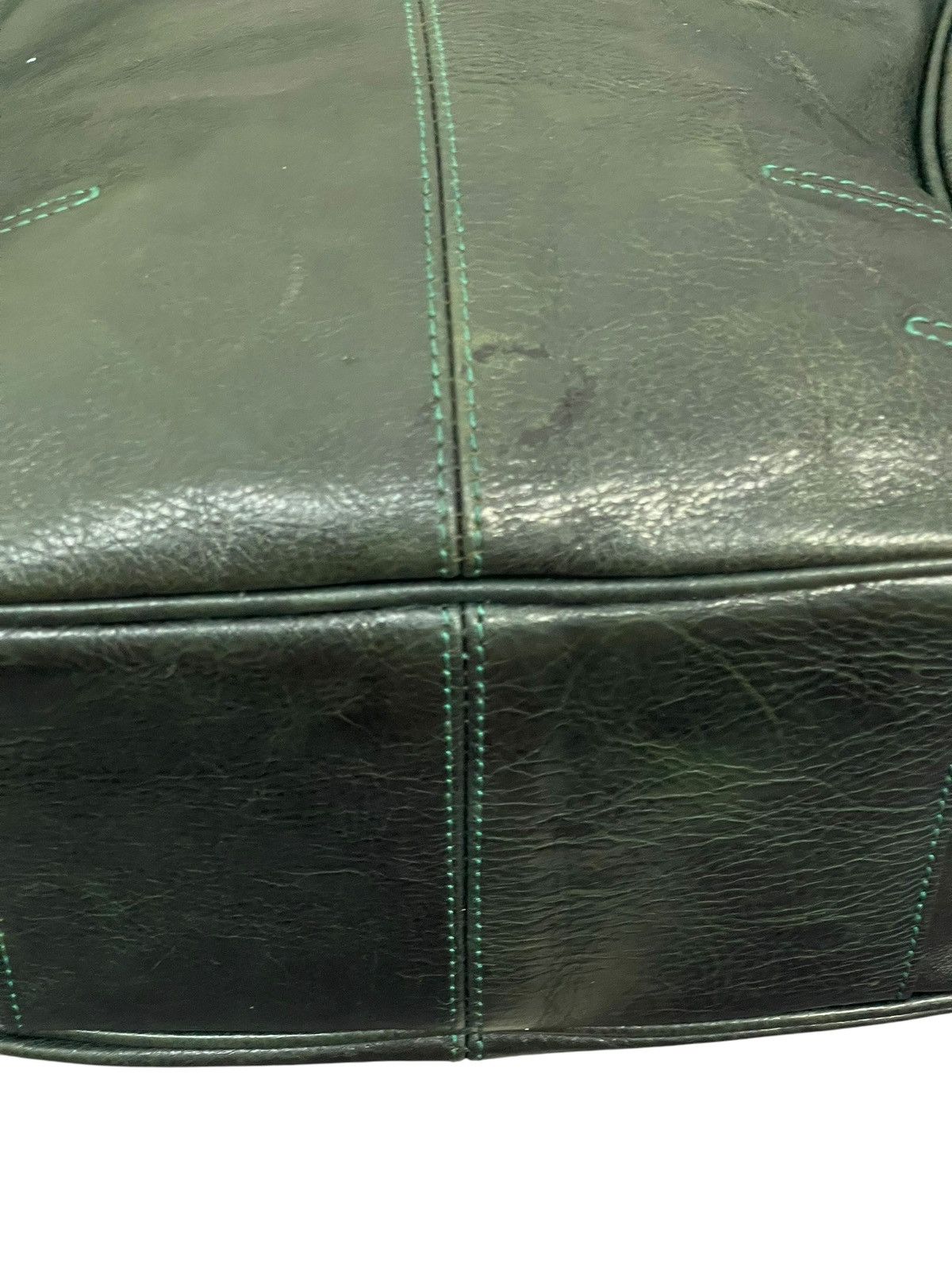 Genuine Leather Full Leather Aniary Japan Dark Green Cross Body Bag 1🟩6 Size ONE SIZE - 17 Thumbnail