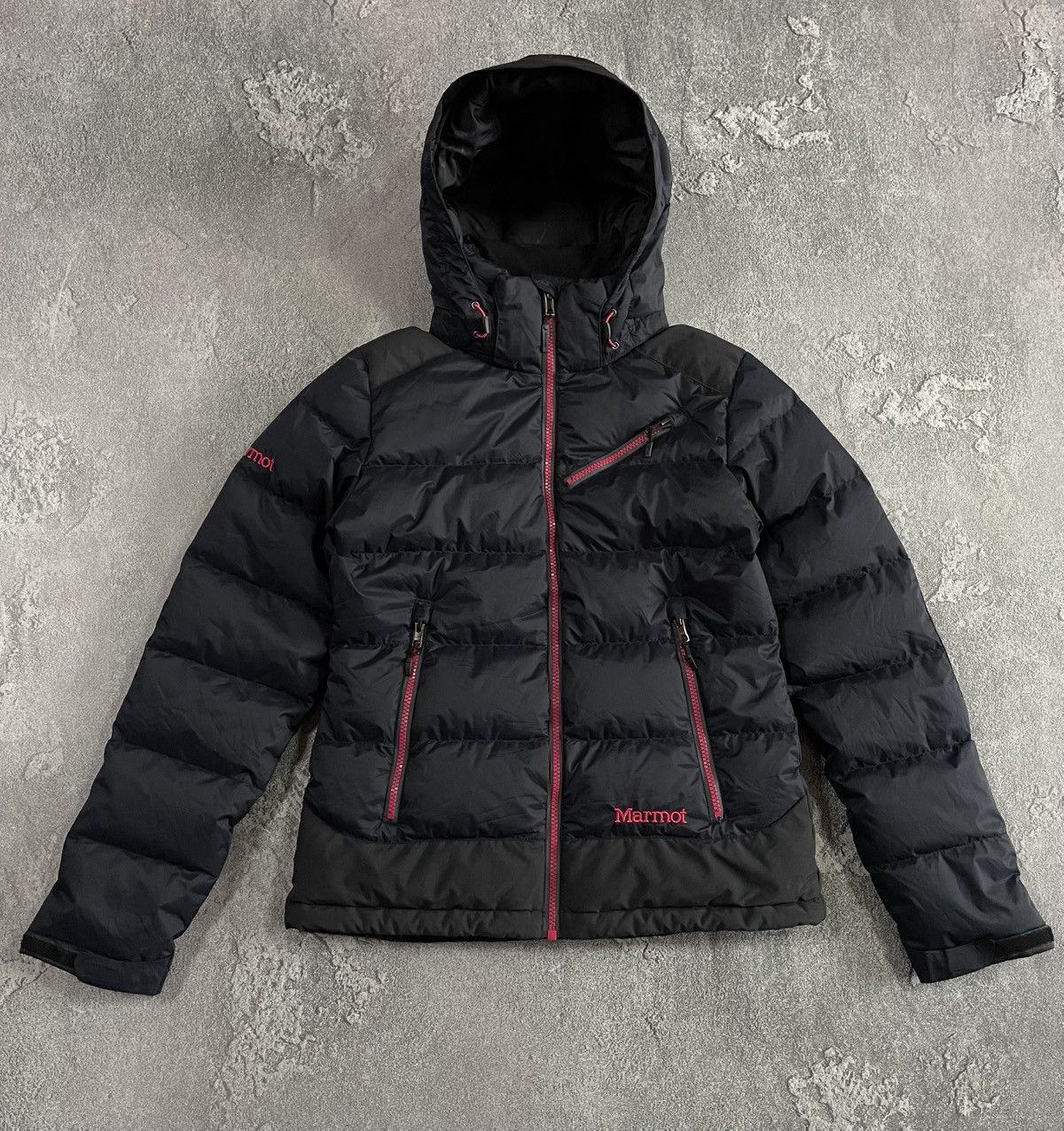 Marmot Marmot Down 650 Puffer Black Outdoor Hooded Jacket size XS Size XS / US 0-2 / IT 36-38 - 1 Thumbnail