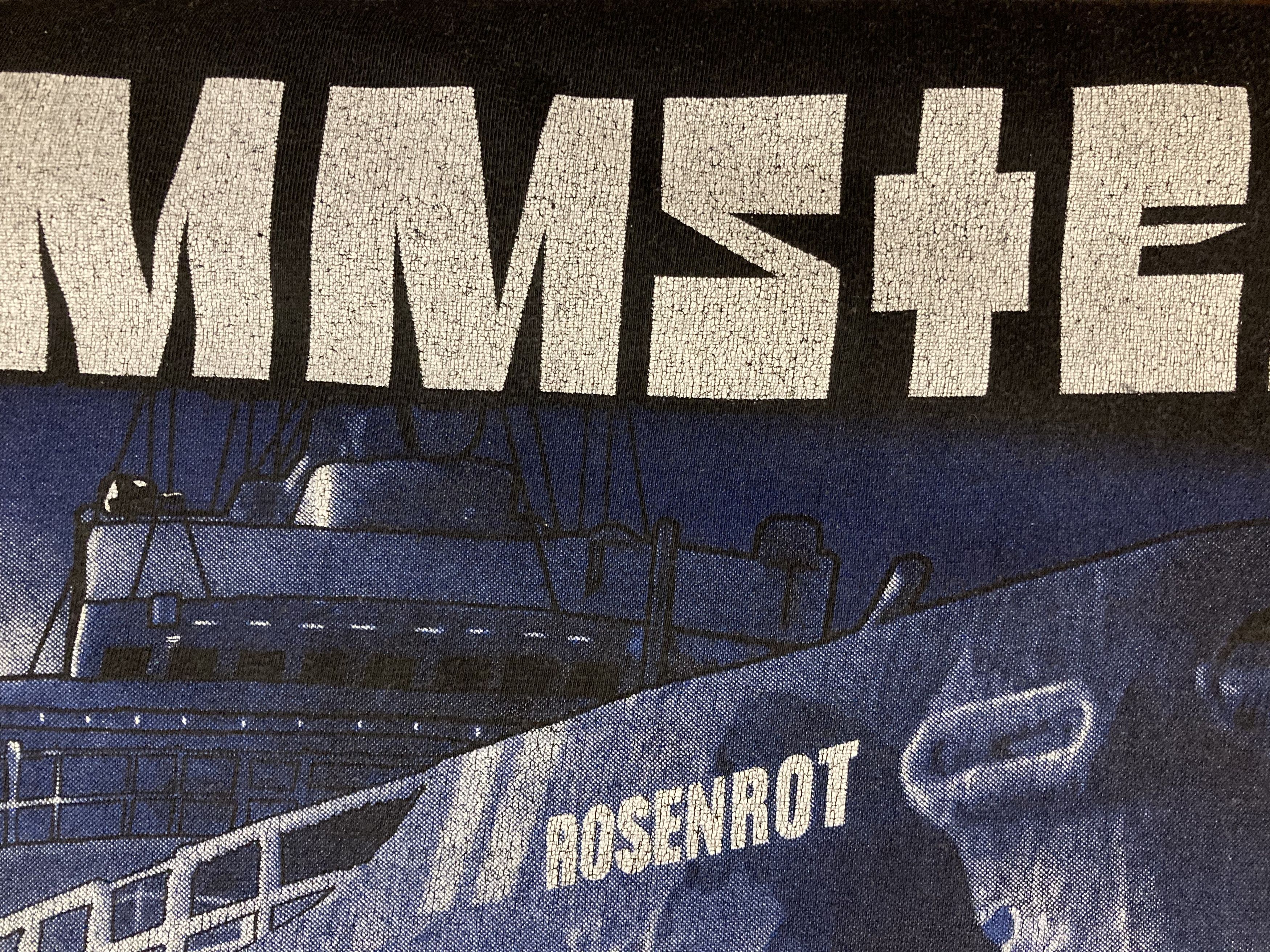 Band Tees × Vintage Vintage 2005 Rammstein Rosenrot T-Shirt Size US M / EU 48-50 / 2 - 5 Thumbnail
