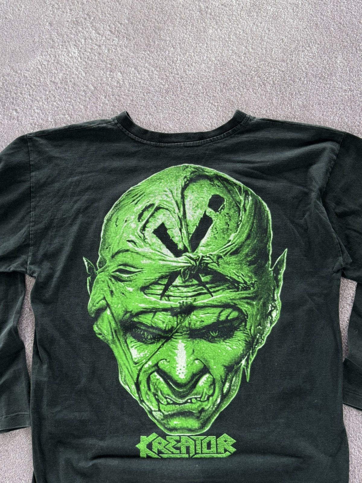 Band Tees Vintage 1990’s Kreator Trashed Design Faded Band T-shirt Size US M / EU 48-50 / 2 - 8 Thumbnail