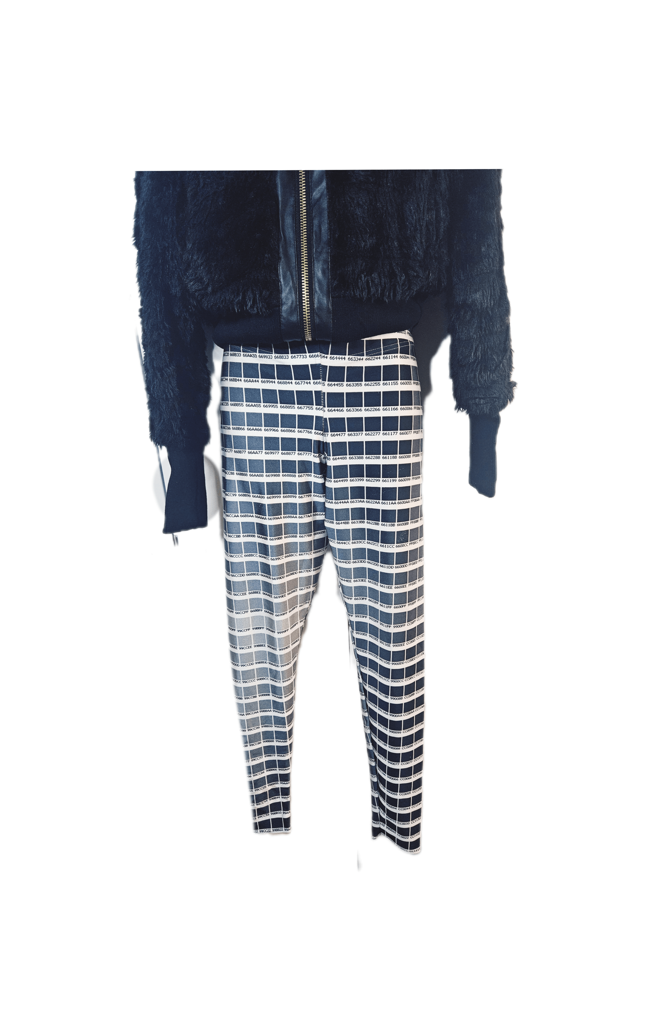 BlackMilk BLACK MILK “Digital Color Swatch / Hex Code” Leggings Size 28" / US 6 / IT 42 - 2 Thumbnail