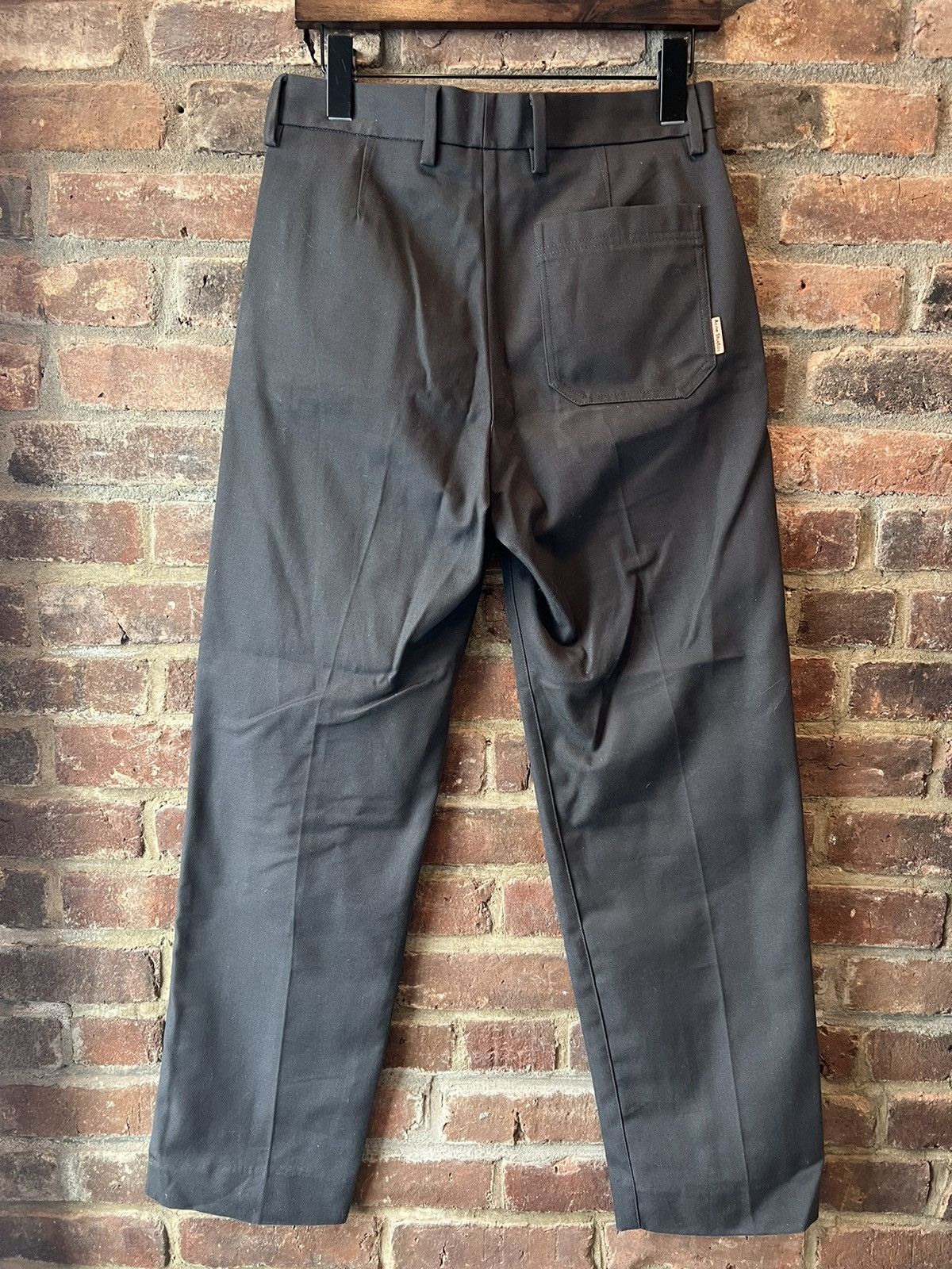 Acne Studios Acne Studios Dark Grey Twill Trousers Size US 28 / EU 44 - 2 Thumbnail