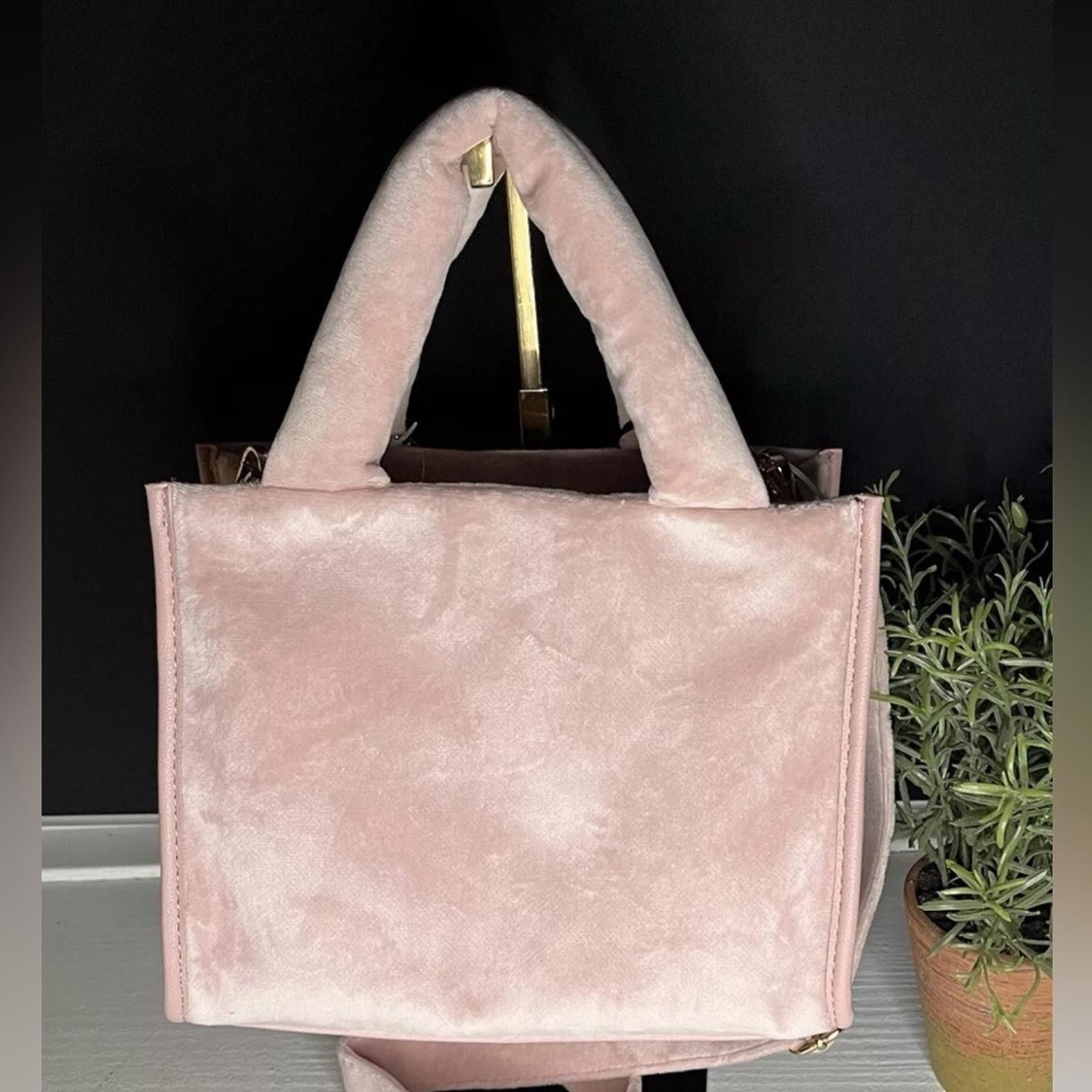 Juicy Couture Jeans Juicy Couture Dusty Blush Big Spender Mini Tote Size ONE SIZE - 3 Thumbnail