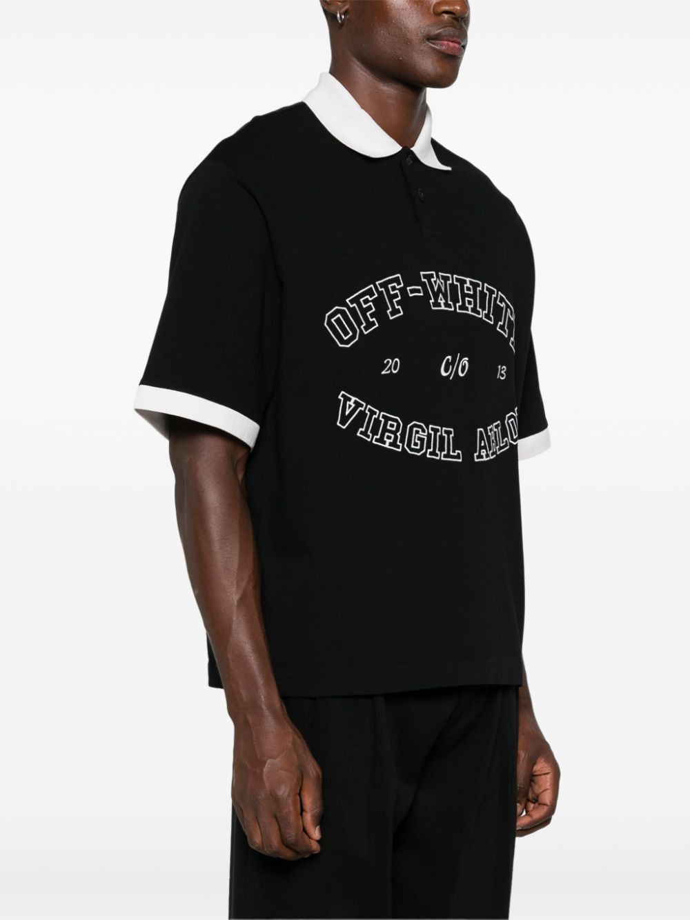 Off-White o1h1sh11224 College Polo in Black Size US M / EU 48-50 / 2 - 3 Thumbnail
