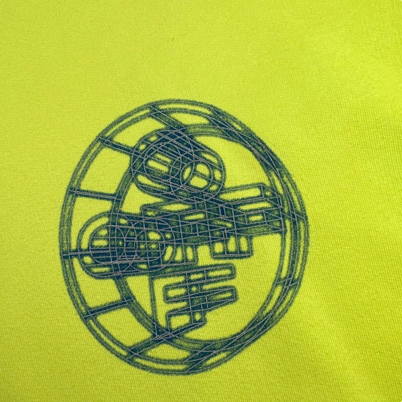 Off-White Off-White Size XS Sweatshirt Neon Green/Yellow Rationalism Size US XS / EU 42 / 0 - 9 Thumbnail