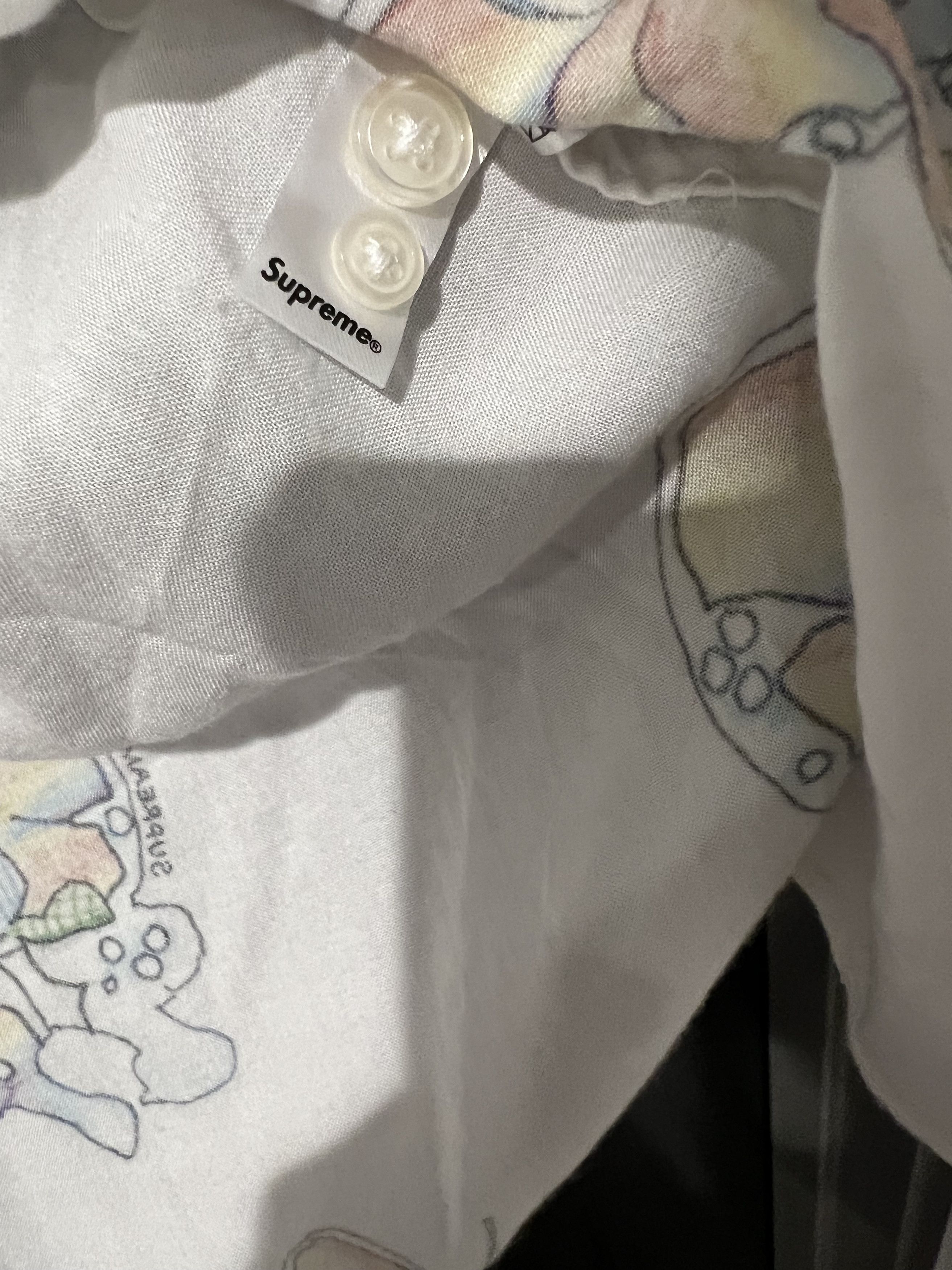 Supreme Supreme Supream Mark Gonzales Butterfly Button Up Shirt Size US L / EU 52-54 / 3 - 6 Thumbnail