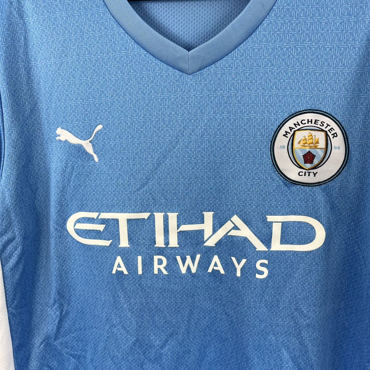 Puma Manchester City 2021/2022 Home Jersey 93:20 Size L Size US L / EU 52-54 / 3 - 2 Thumbnail