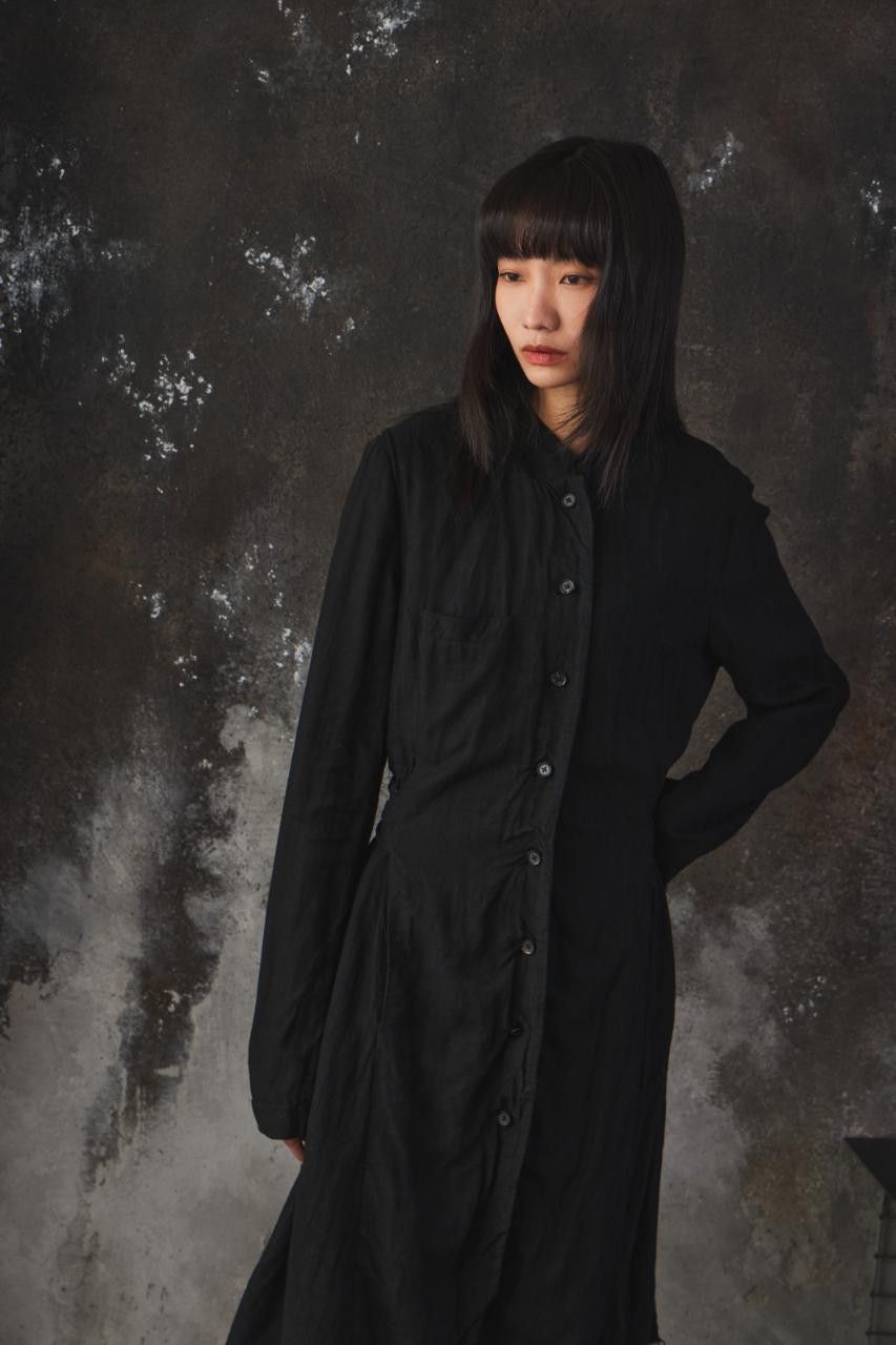 Aleksandr Manamis Aleksandr Manamïs Distressed Raw-Edge Shirt Dress Size US M / EU 48-50 / 2 - 8 Thumbnail