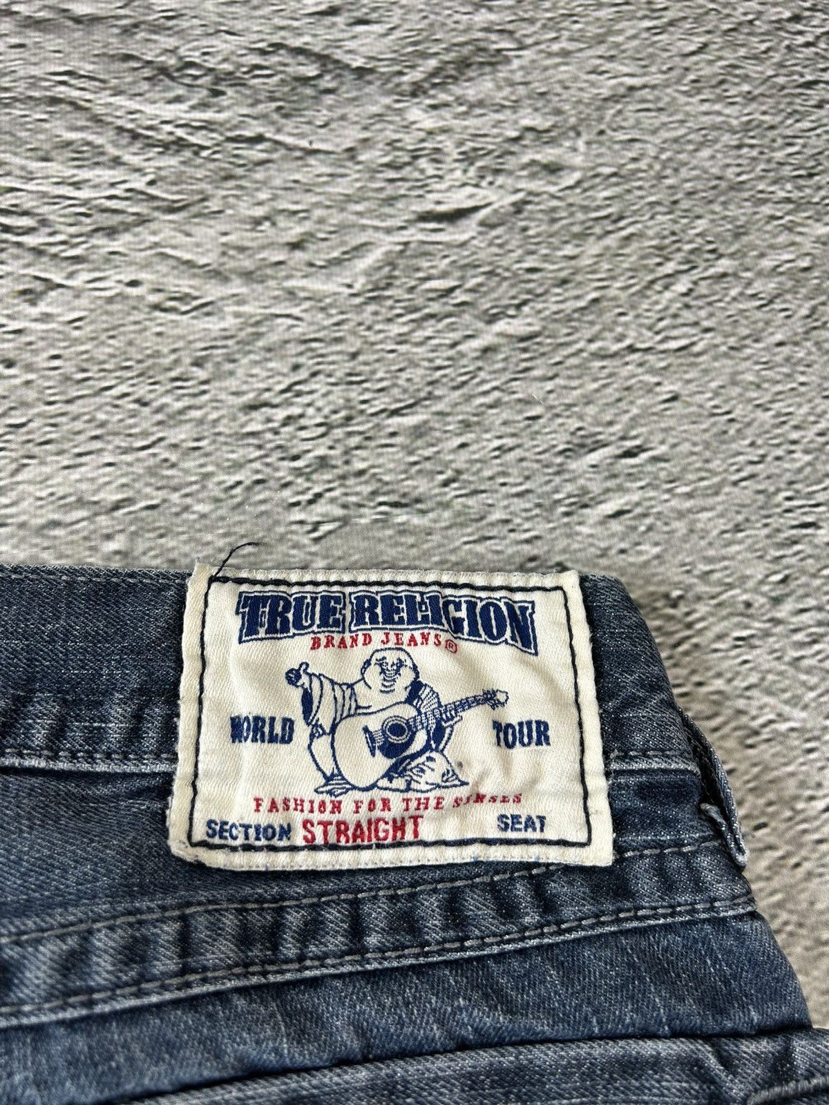 True Religion × Vintage True Religion vintage jeans navy blue thick stitching Y2K Size US 29 - 4 Thumbnail