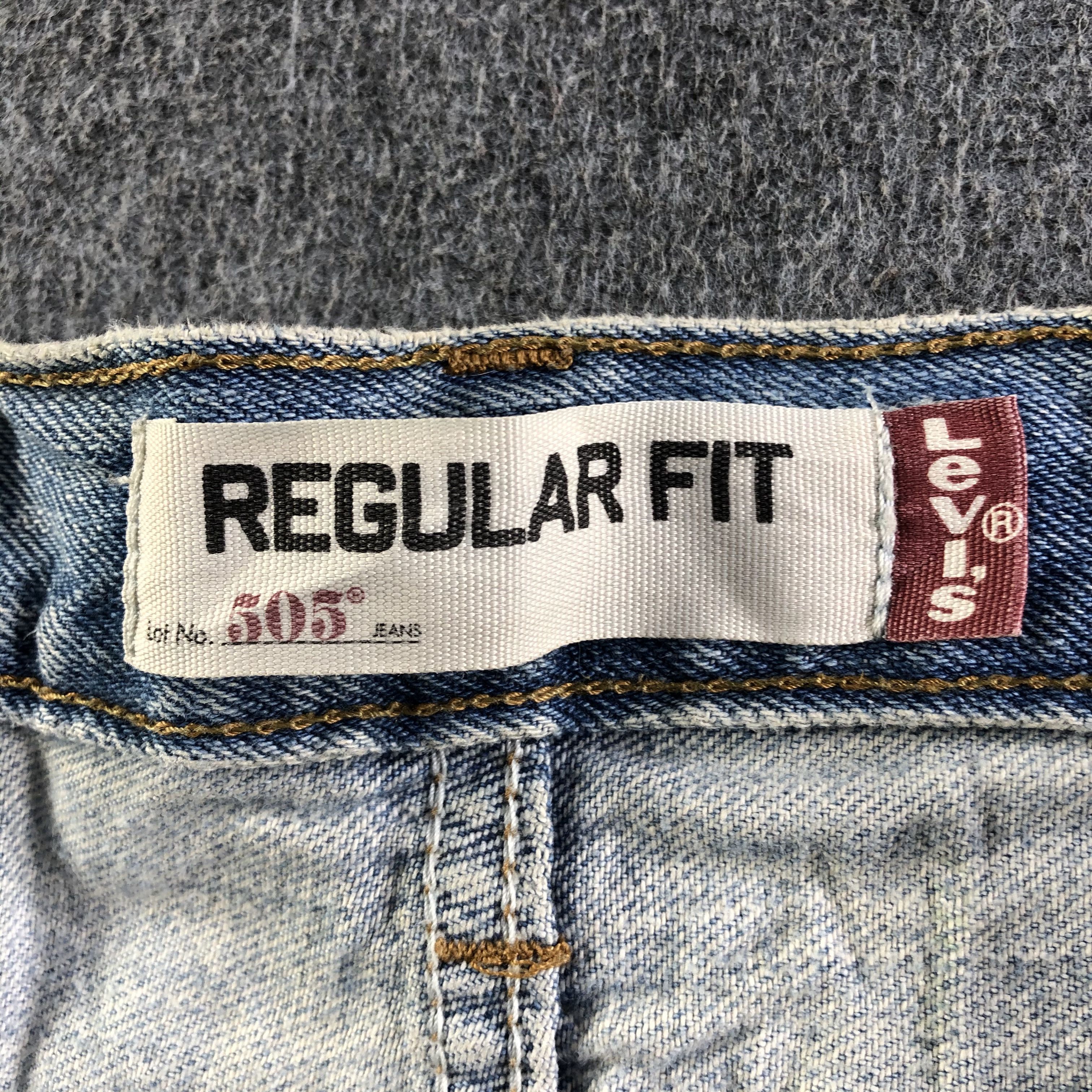 Levi's Vintage Light Wash Levis 505 Jeans-J4269 Size US 34 / EU 50 - 10 Thumbnail