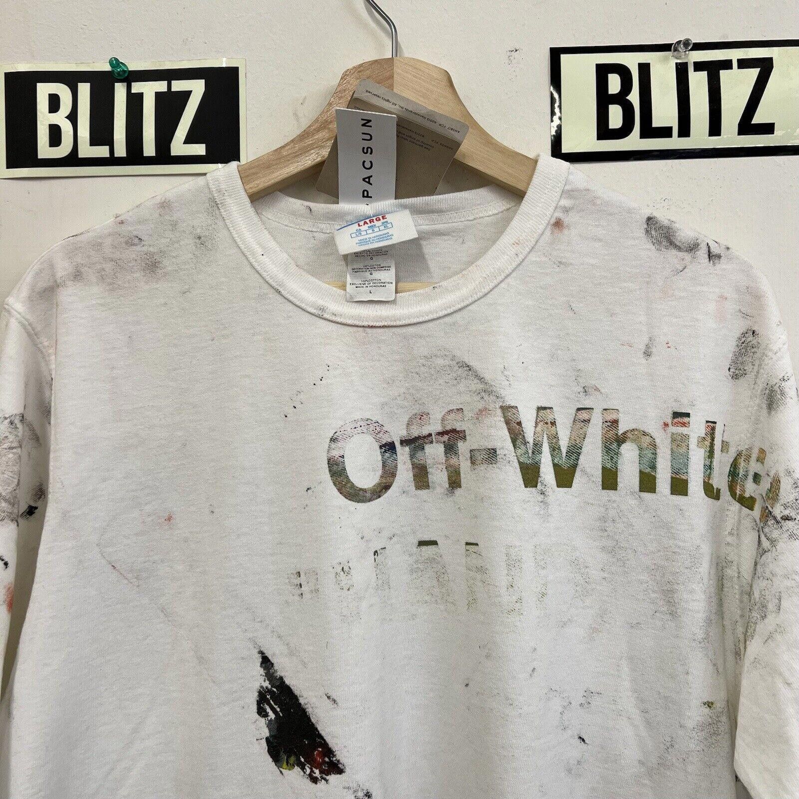 Off-White Off White Complex Con Workshop Exercise Takashi Murakami Tee Size US L / EU 52-54 / 3 - 5 Thumbnail