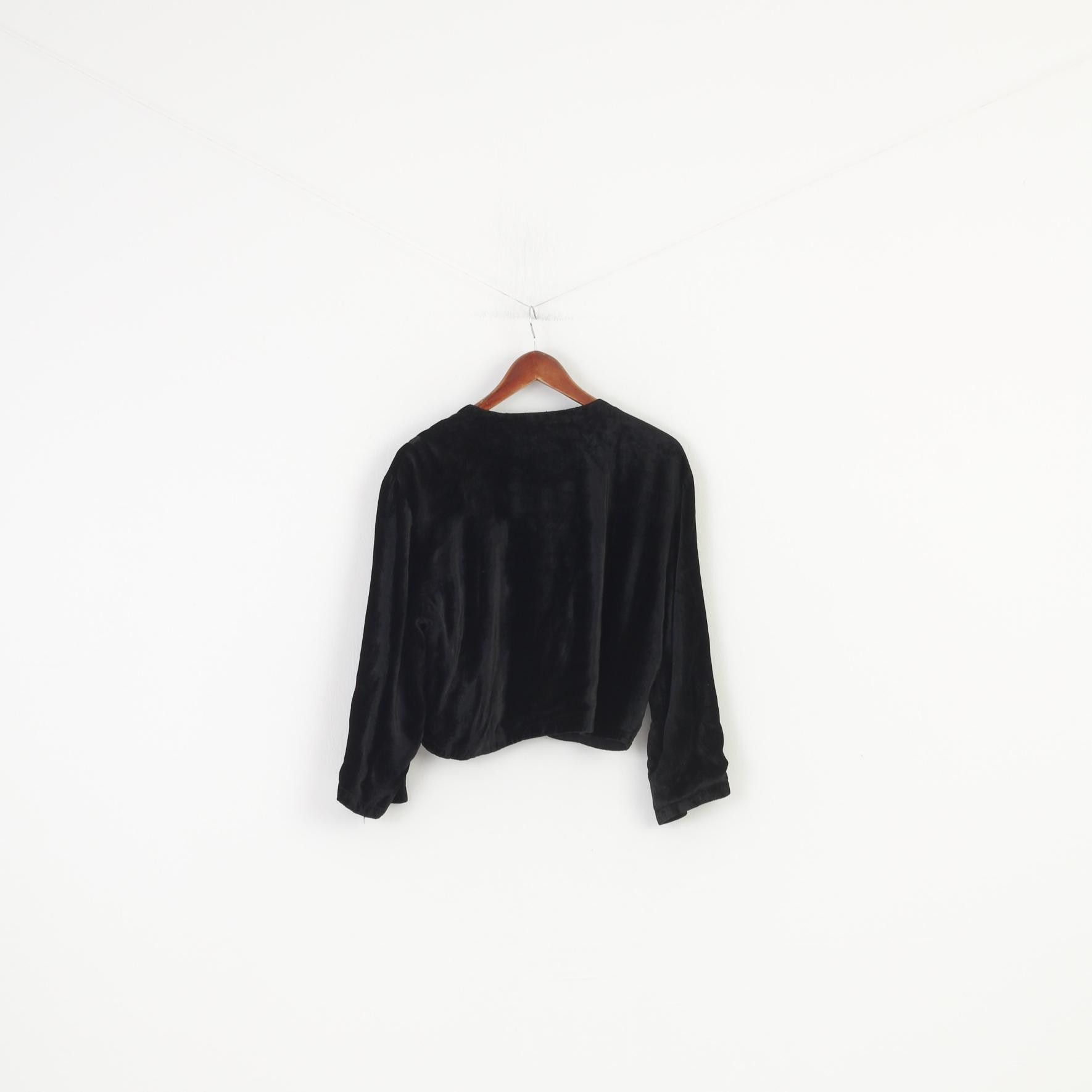 Vintage Vintage Woman M Jacket Black Buttons Long Sleeve 10256 Size M / US 6-8 / IT 42-44 - 6 Thumbnail