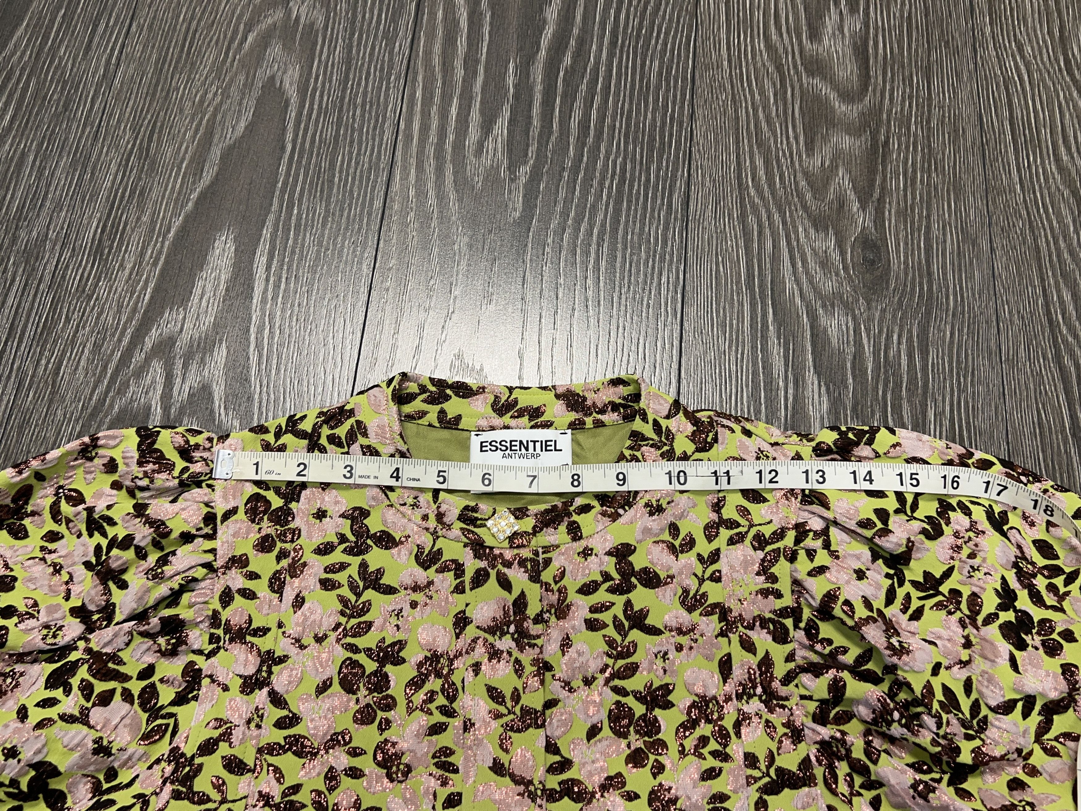 Essentiel Antwerp Antwerp Abright Floral Dress Jacket Embroidery Size UK 10 Size M / US 6-8 / IT 42-44 - 7 Thumbnail